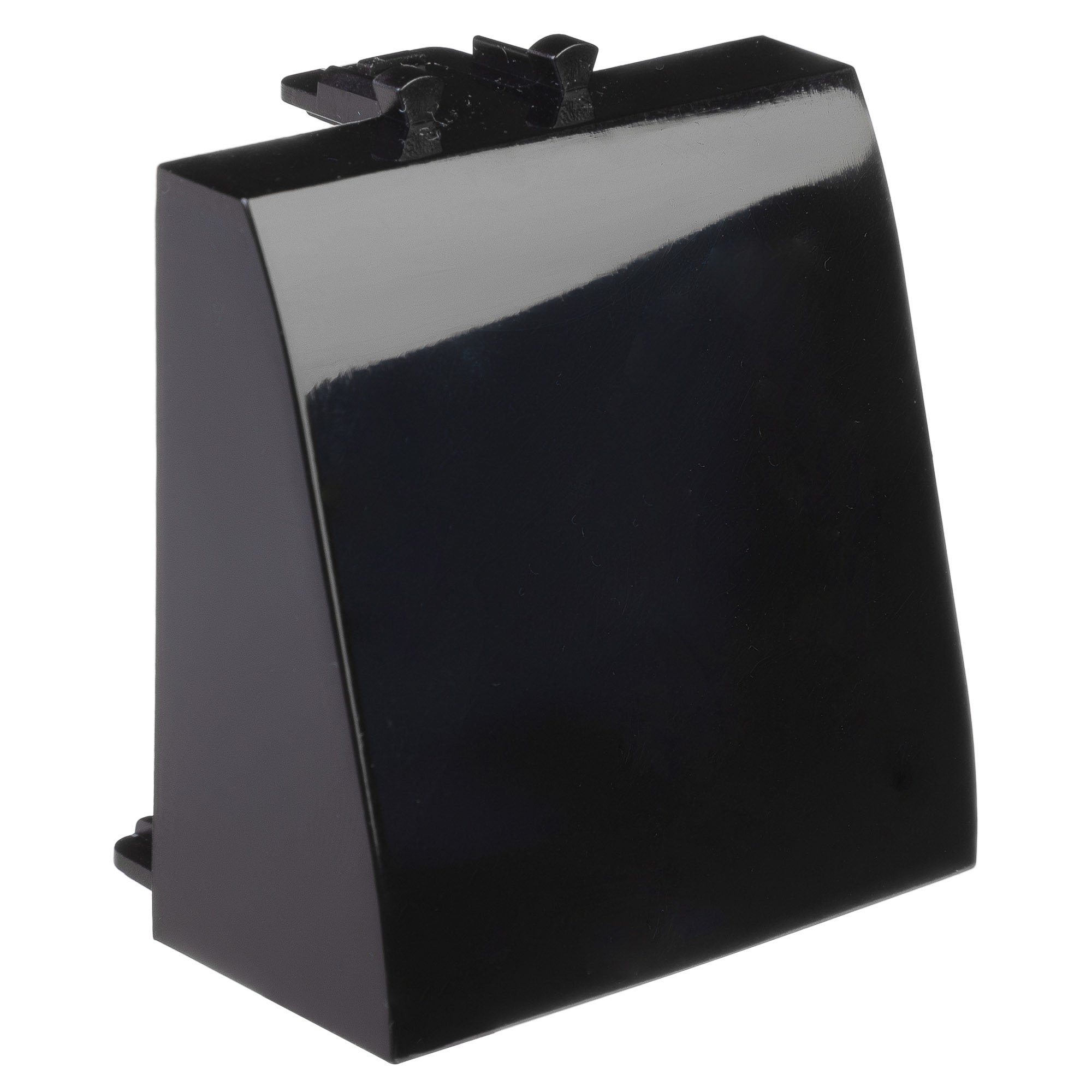 Вывод кабеля модульный "Avanti", "Черный квадрат", 2 модуля