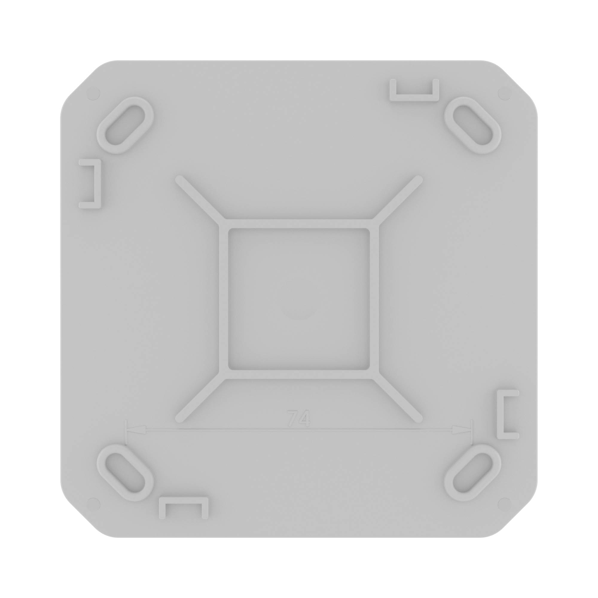 Коробка ответвительная с 8+2 кабельными вводами д.25/20 мм,IP55,100х100х50 мм (розница)