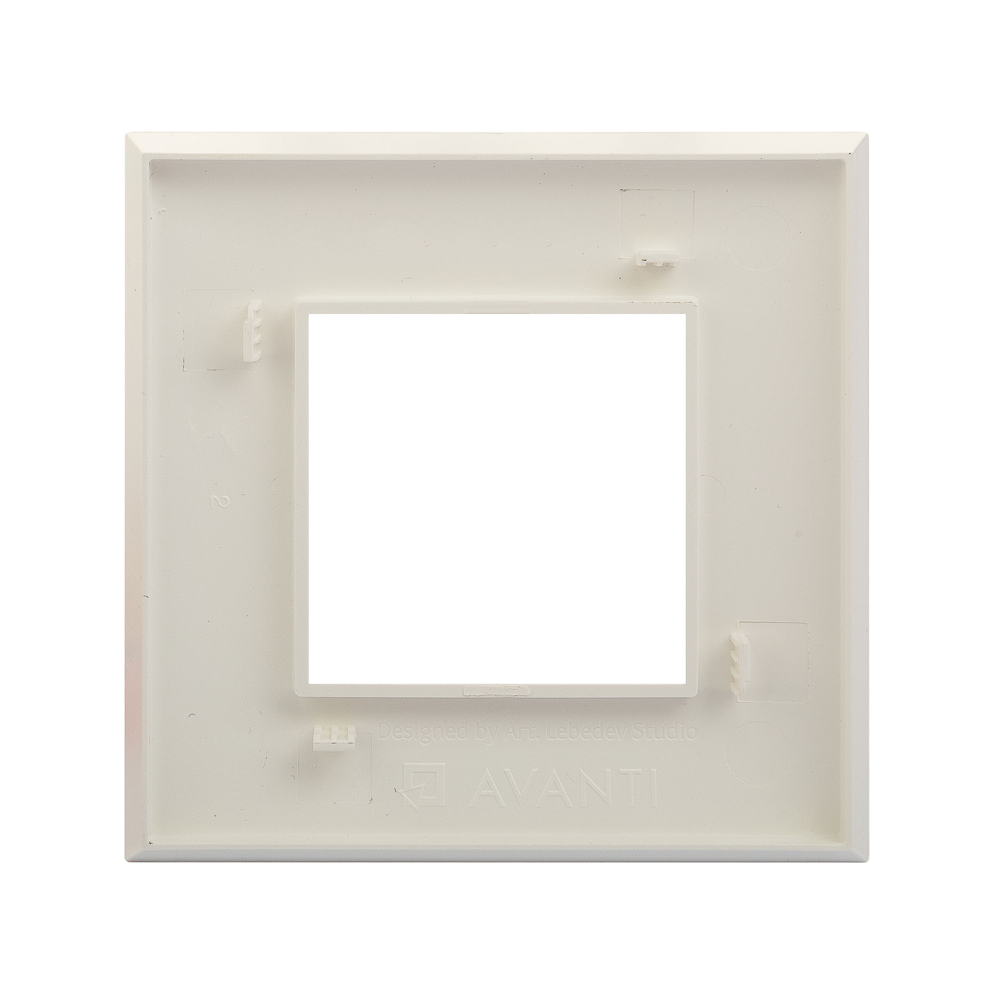 Рамка "Avanti", "Белый жемчуг", 1 пост (2 мод.)