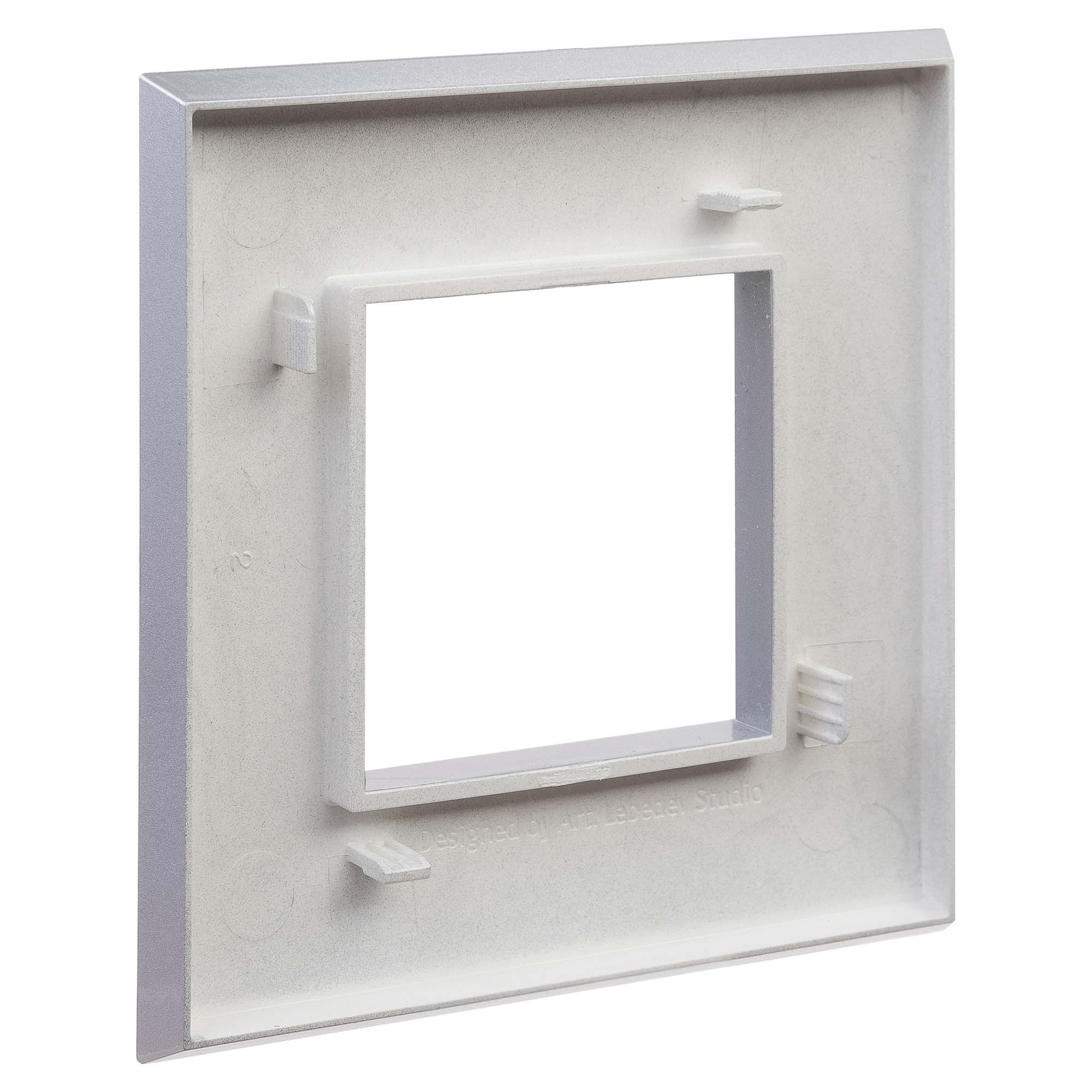 Рамка "Avanti", "Закаленная сталь", 1 пост (2 мод.)