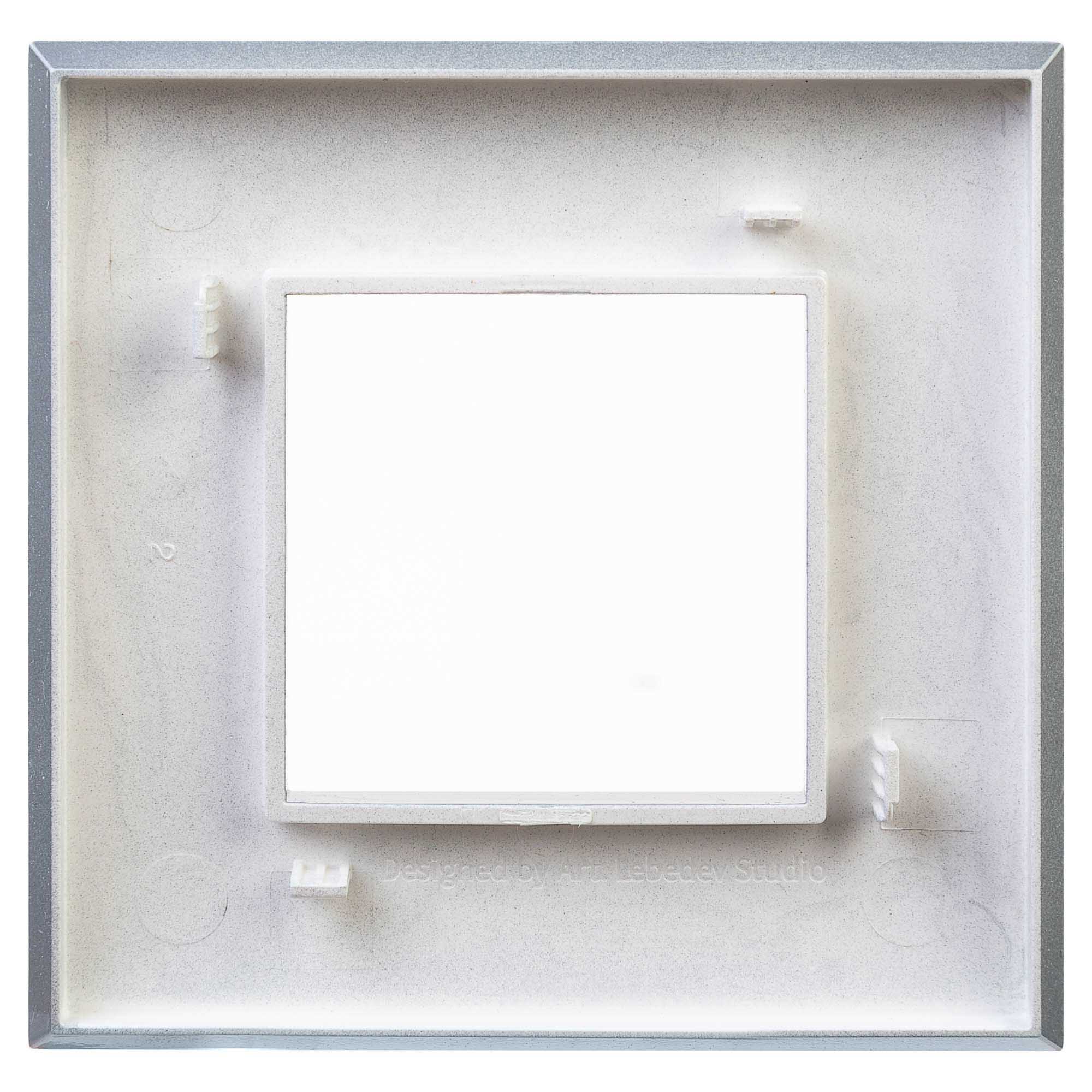 Рамка "Avanti", "Закаленная сталь", 1 пост (2 мод.)