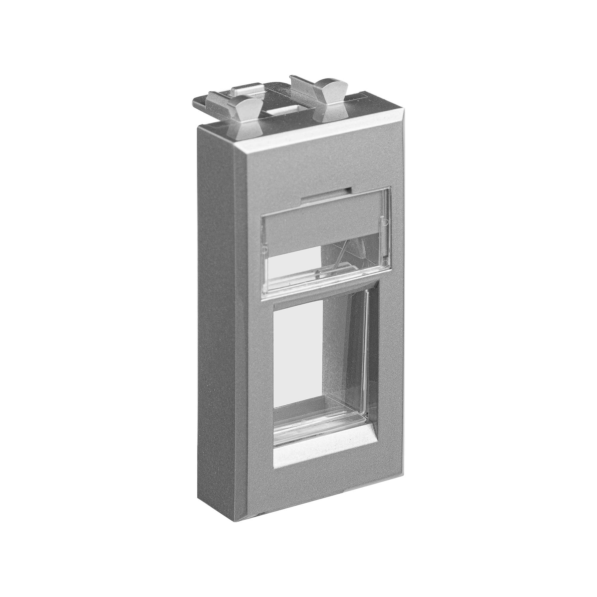 Адаптер для Keystone, "Avanti", "Закаленная сталь", 1 модуль