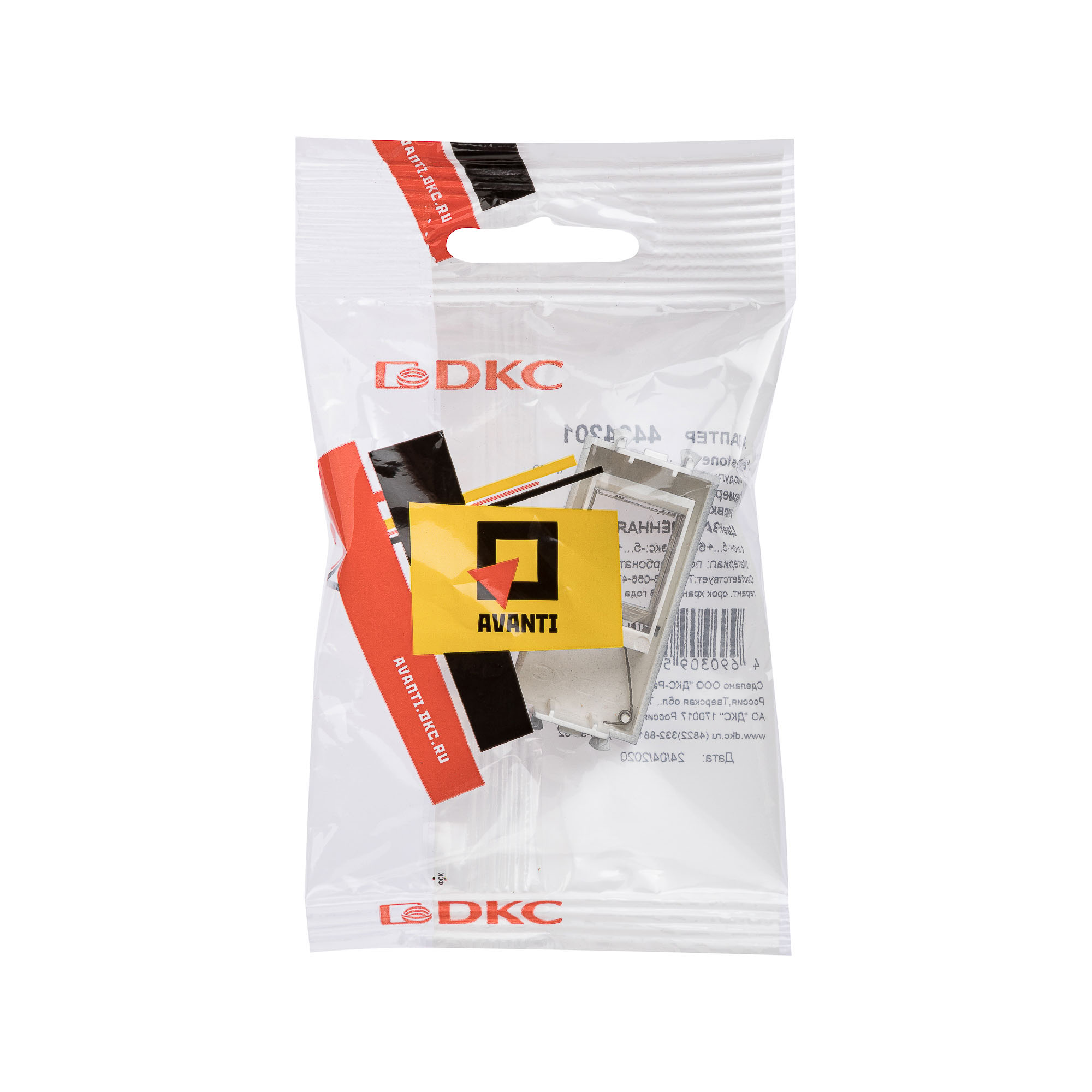 Адаптер для Keystone, "Avanti", "Закаленная сталь", 1 модуль