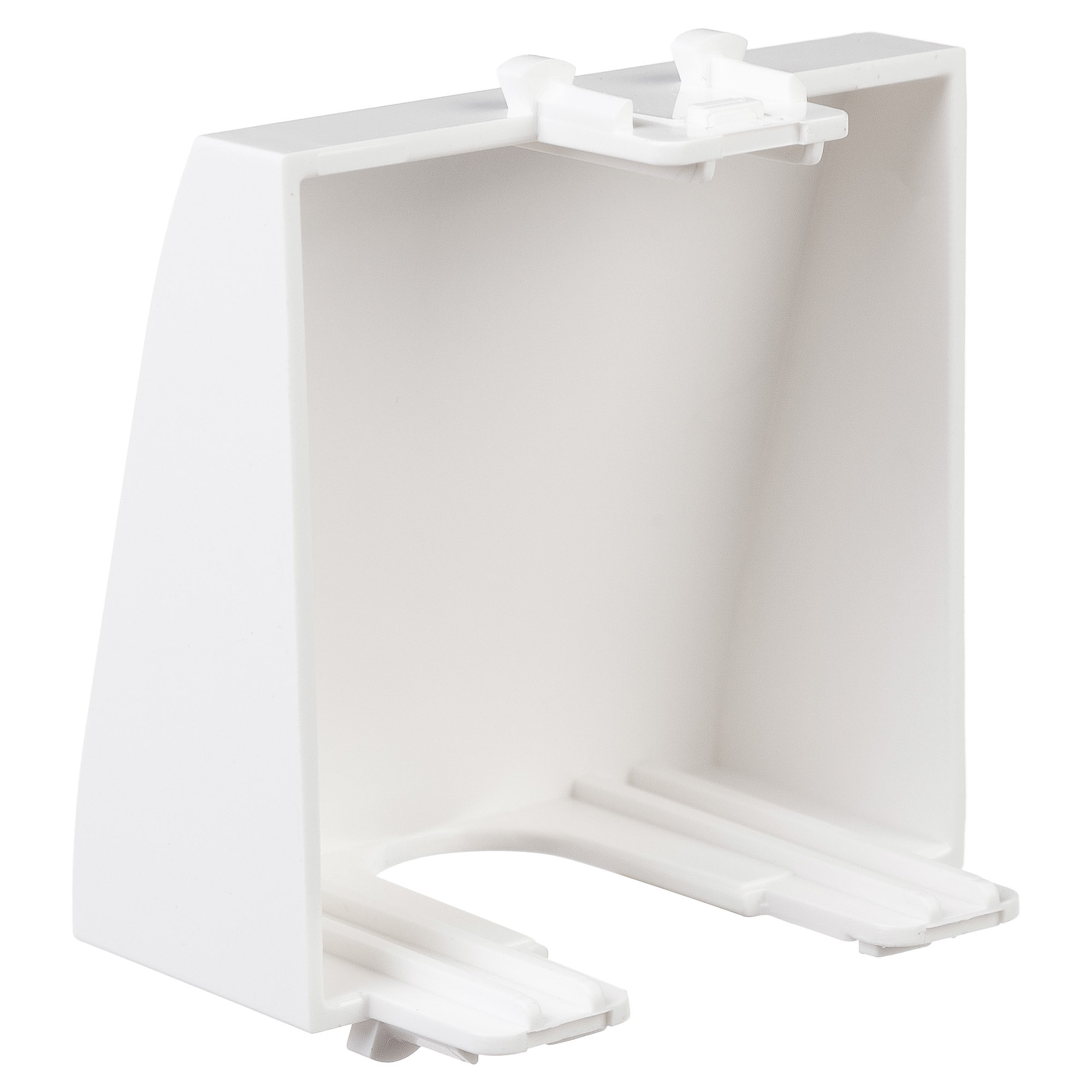 Вывод кабеля модульный "Avanti", "Белое облако", 2 модуля