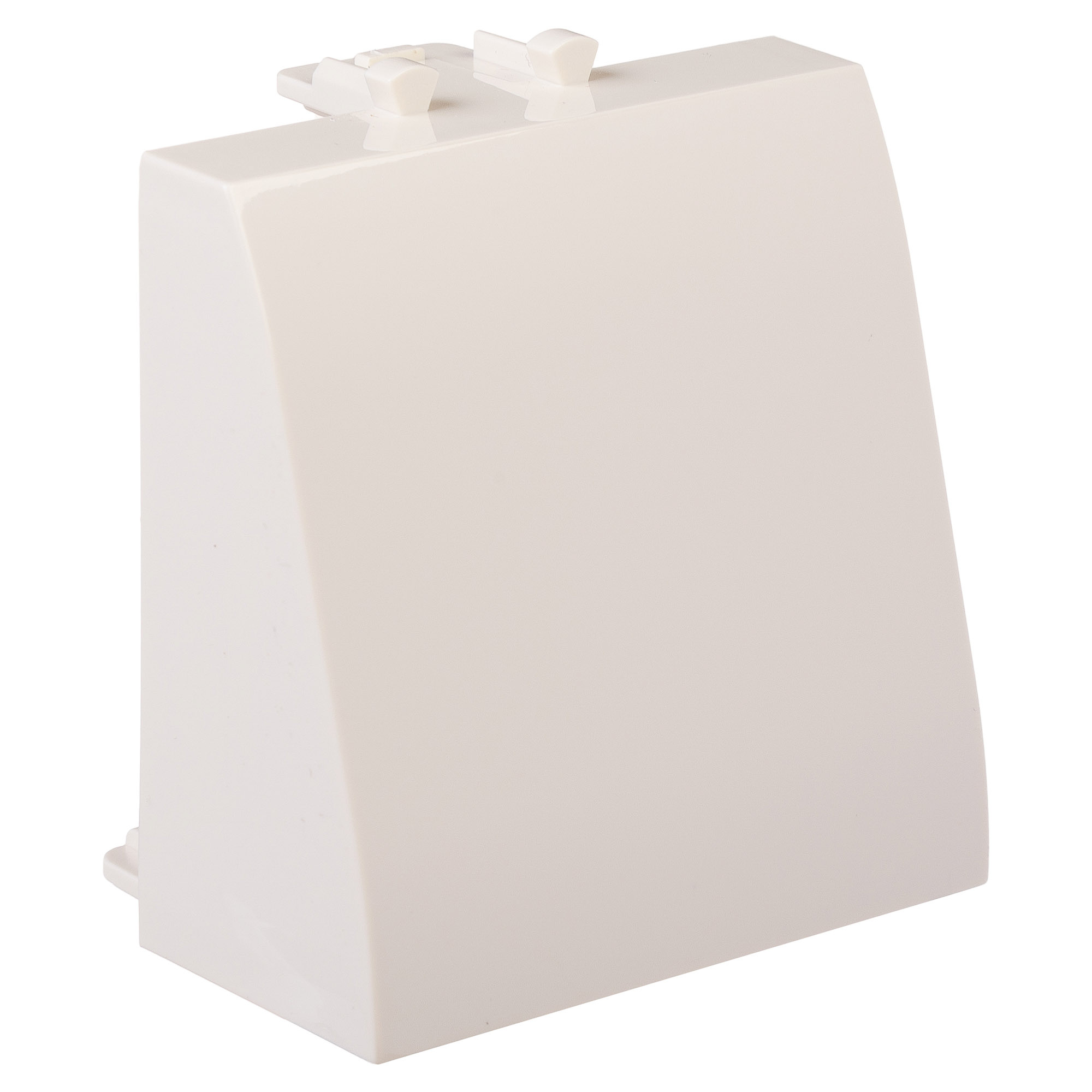 Вывод кабеля модульный "Avanti", "Ванильная дымка", 2 модуля