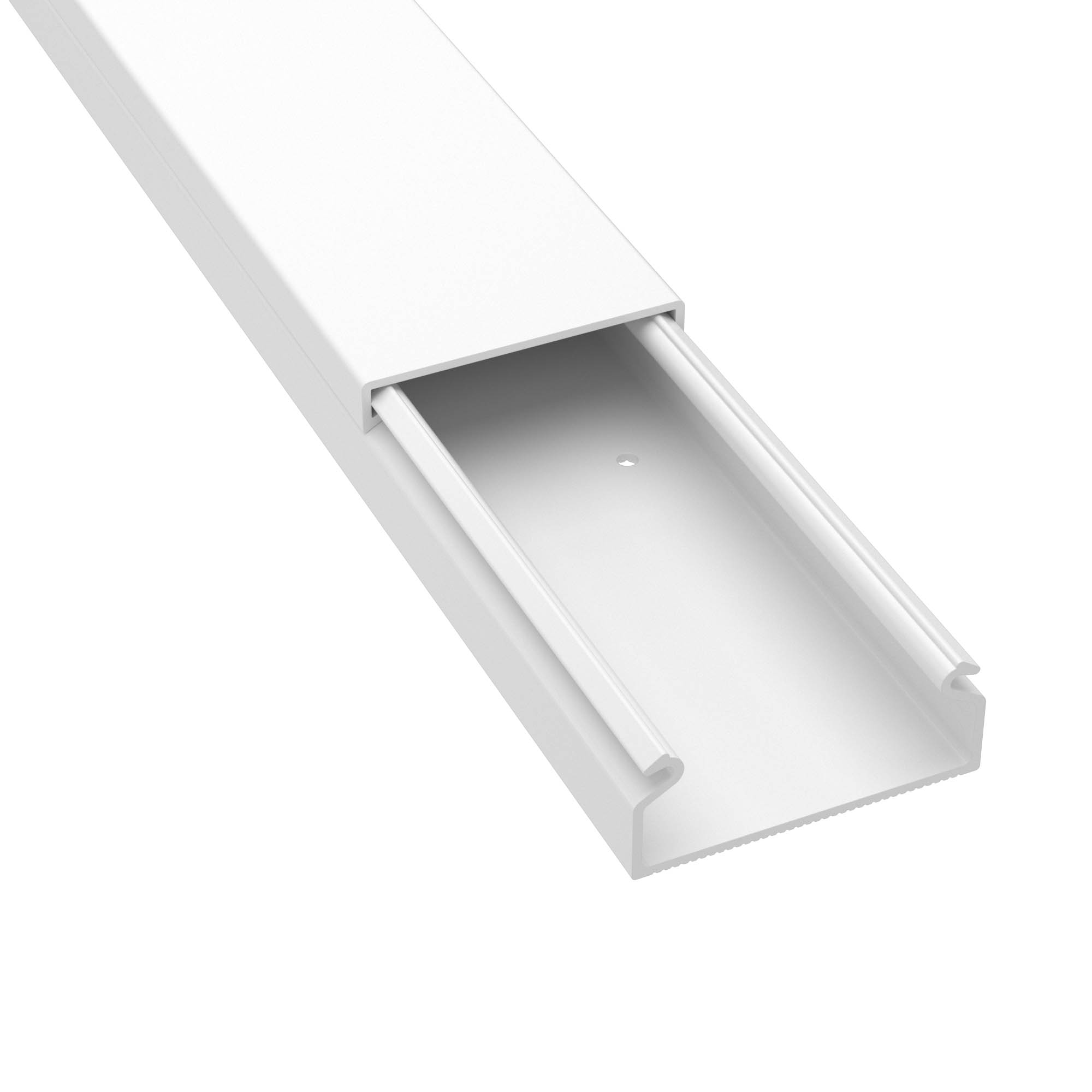 TMC 40x17 Миниканал белый (розница 8 м в пакете, 10 пакетов в коробке)