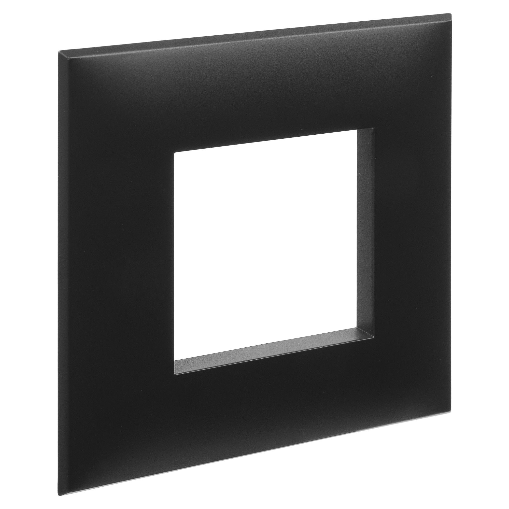 Рамка "Avanti", "Черный матовый", 1 пост (2 мод.)