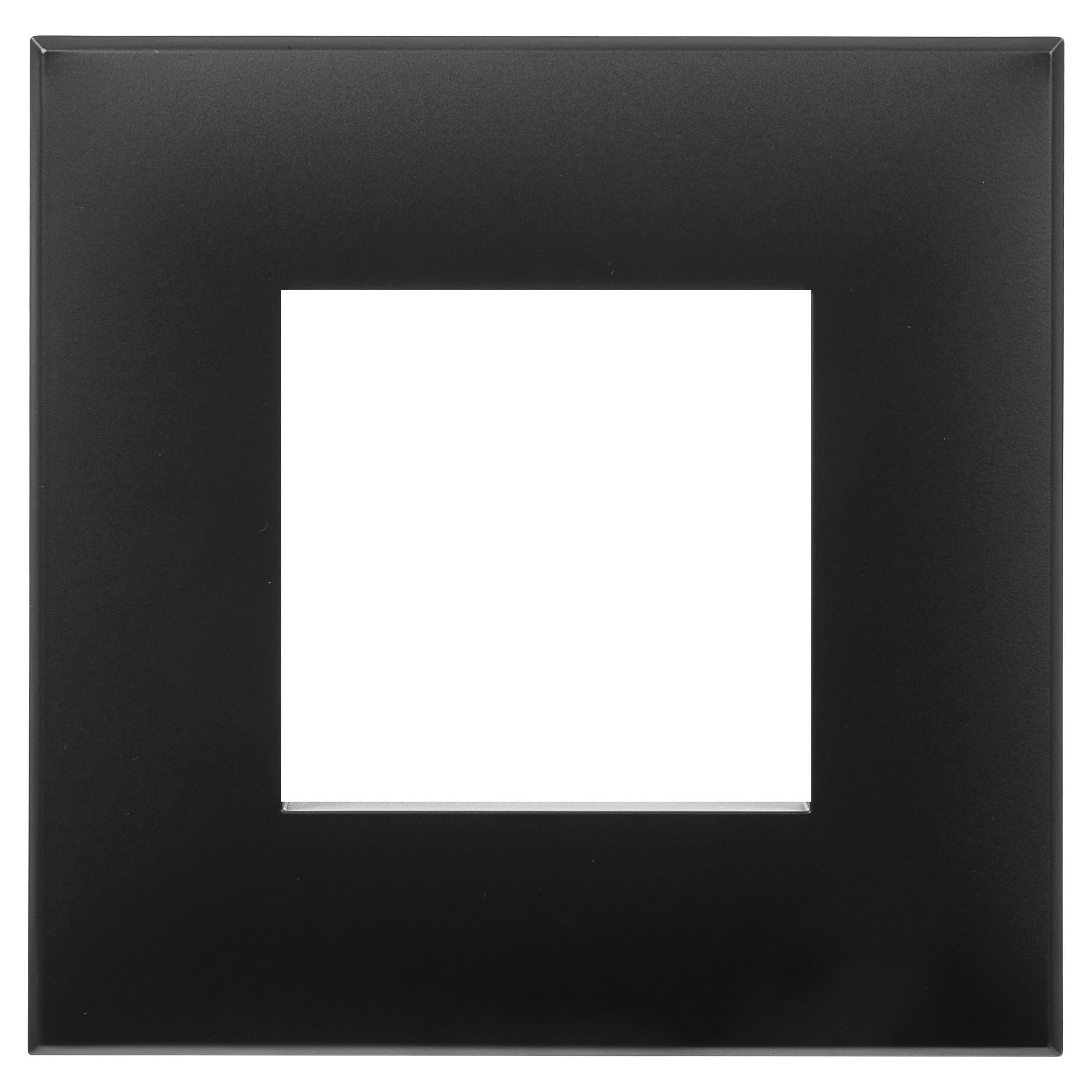 Рамка "Avanti", "Черный матовый", 1 пост (2 мод.)