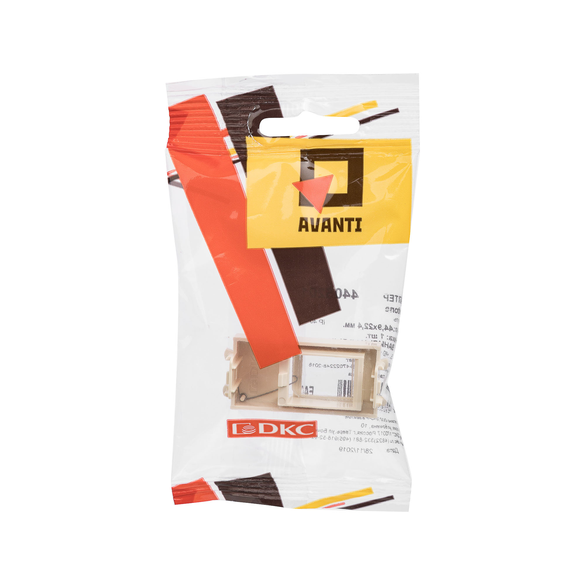 Адаптер для Keystone, "Avanti", "Ванильная дымка", 1 модуль