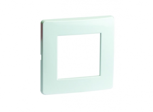 Рамка на 2 модуля (одноместная), белая, RAL9010