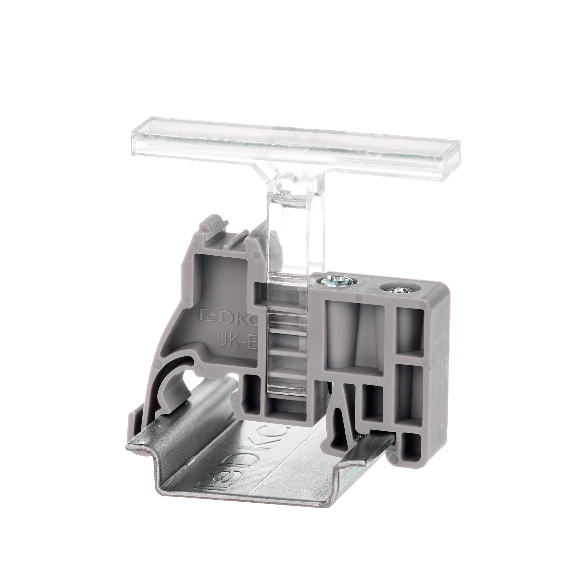 Торцевой фиксатор на рейку 35мм, ширина 9,5 мм