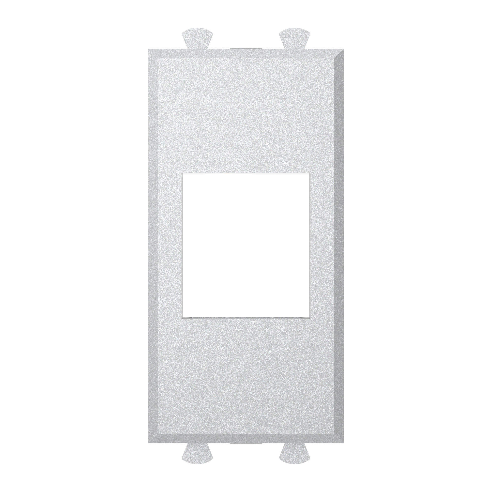 Адаптер без шторки для Keystone, "Avanti", "Закаленная сталь", 1 модуль