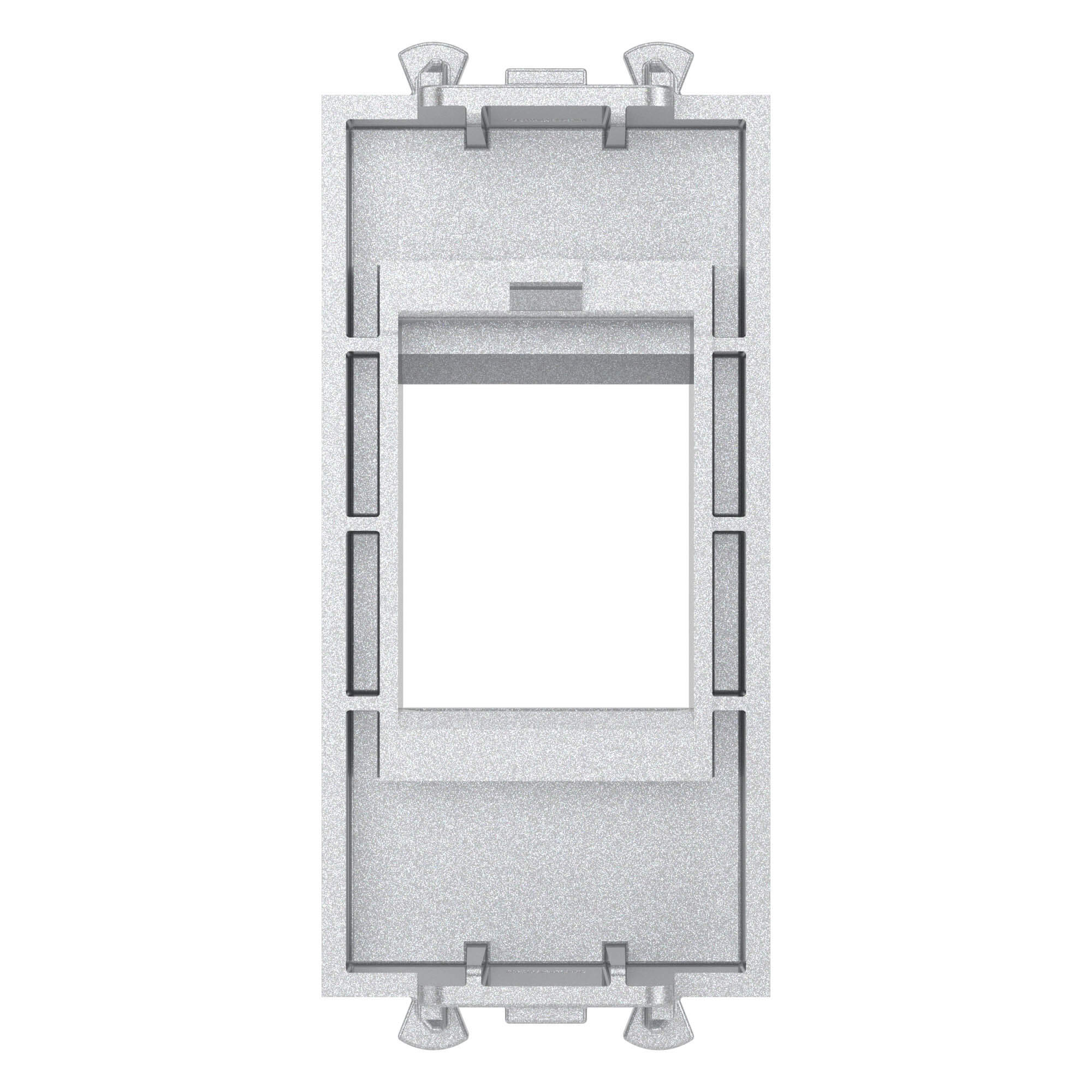 Адаптер без шторки для Keystone, "Avanti", "Закаленная сталь", 1 модуль