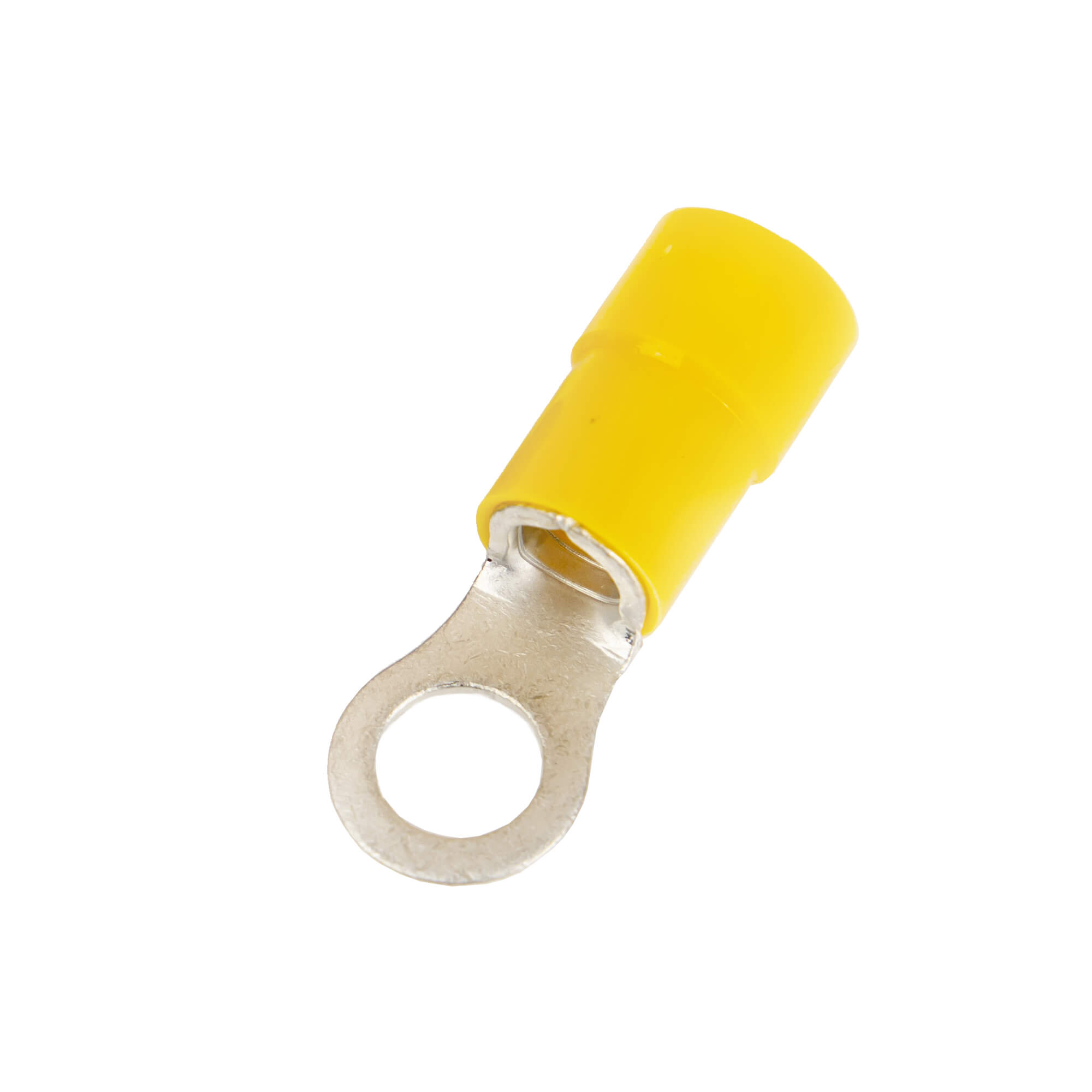 Наконечник с отверстием под винт и изолир.фланцем ПА, легкий ввод жилы, 16-25 кв.мм М10(д.10,5 мм) (НКИ)