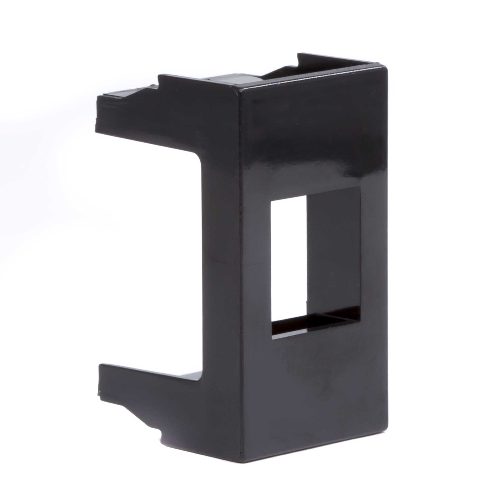 Адаптер KEYSTONE, "Viva", 1 мод., черн