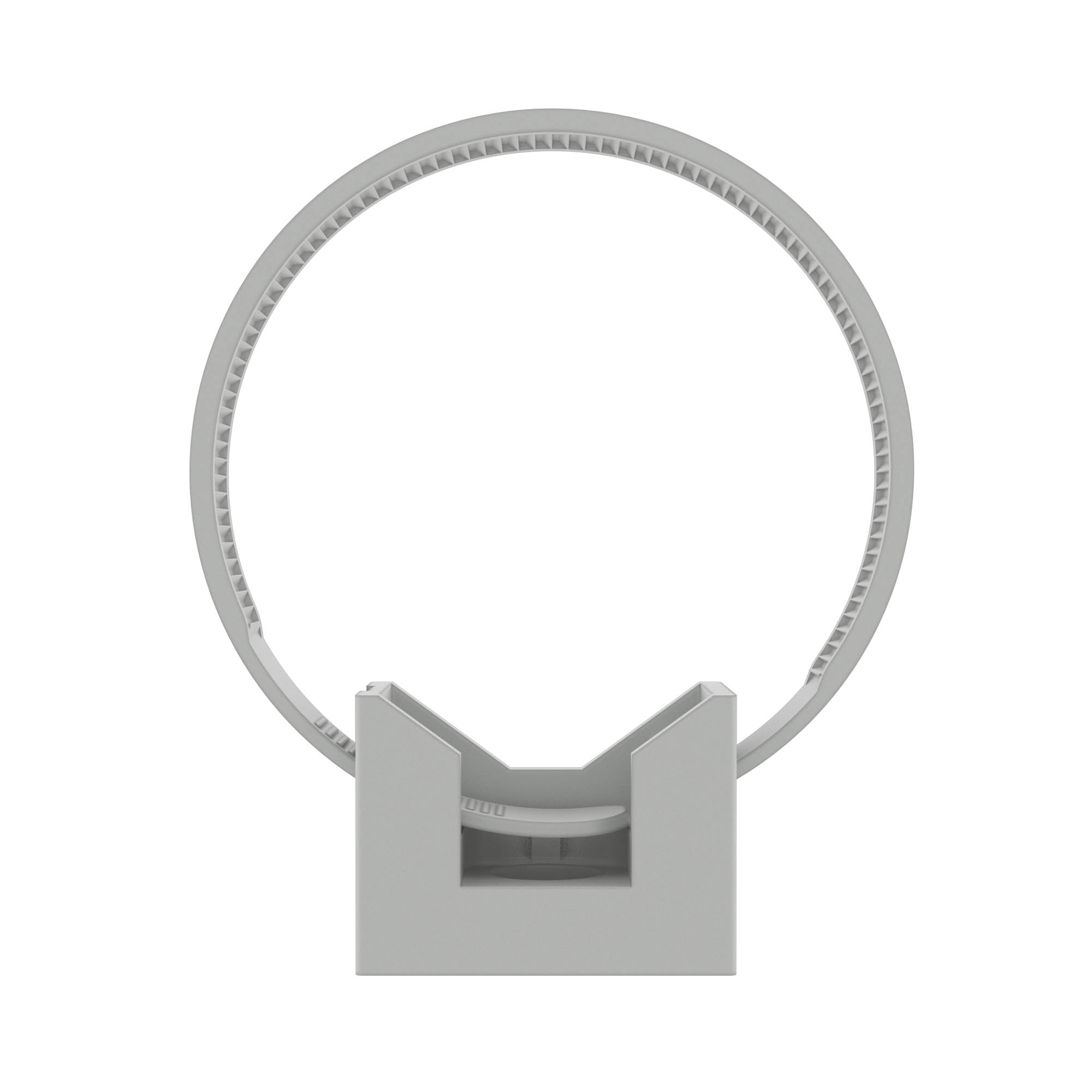 Держатель с хомутиком, д.25 - 63мм