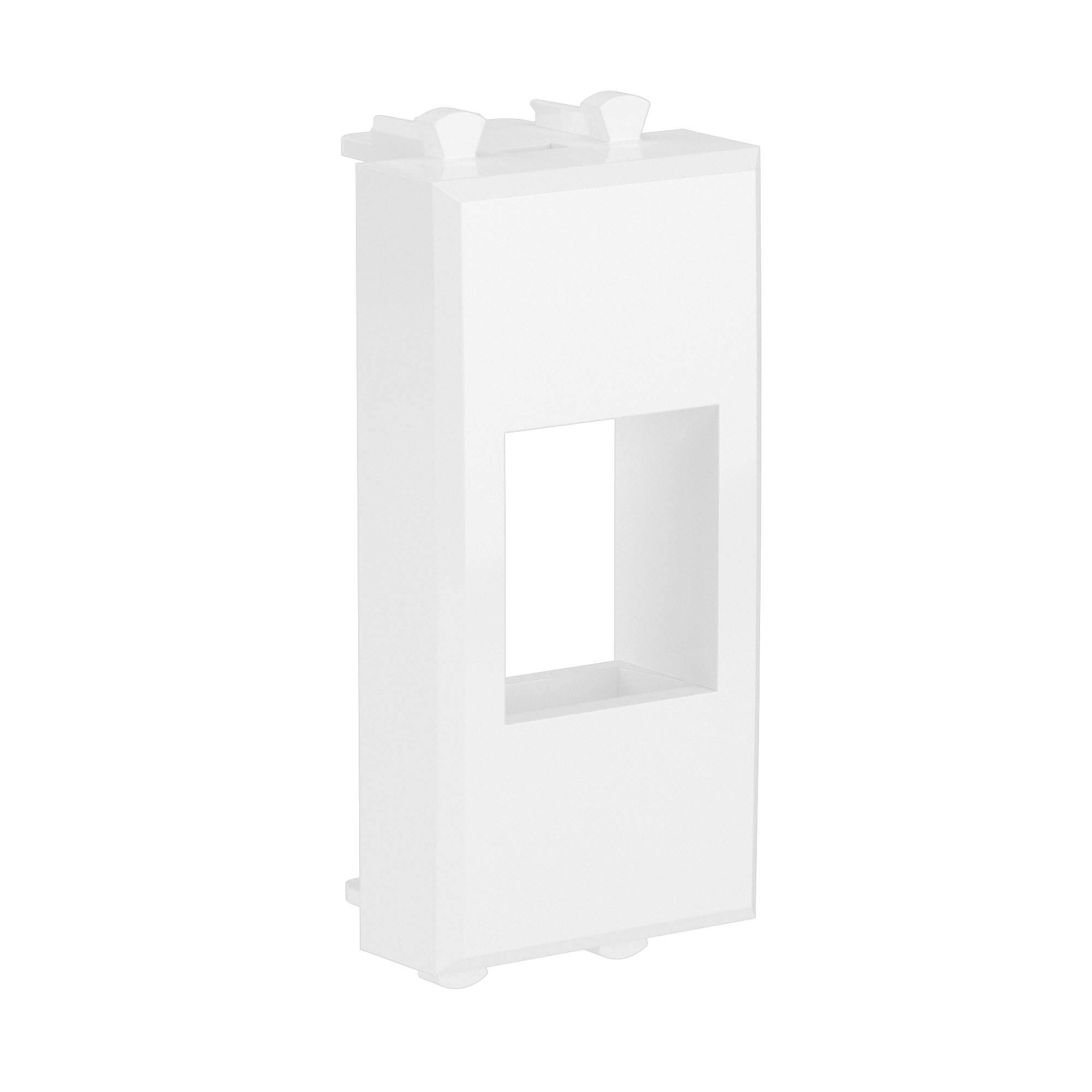 Адаптер без шторки для Keystone, "Avanti", "Белое облако", 1 модуль