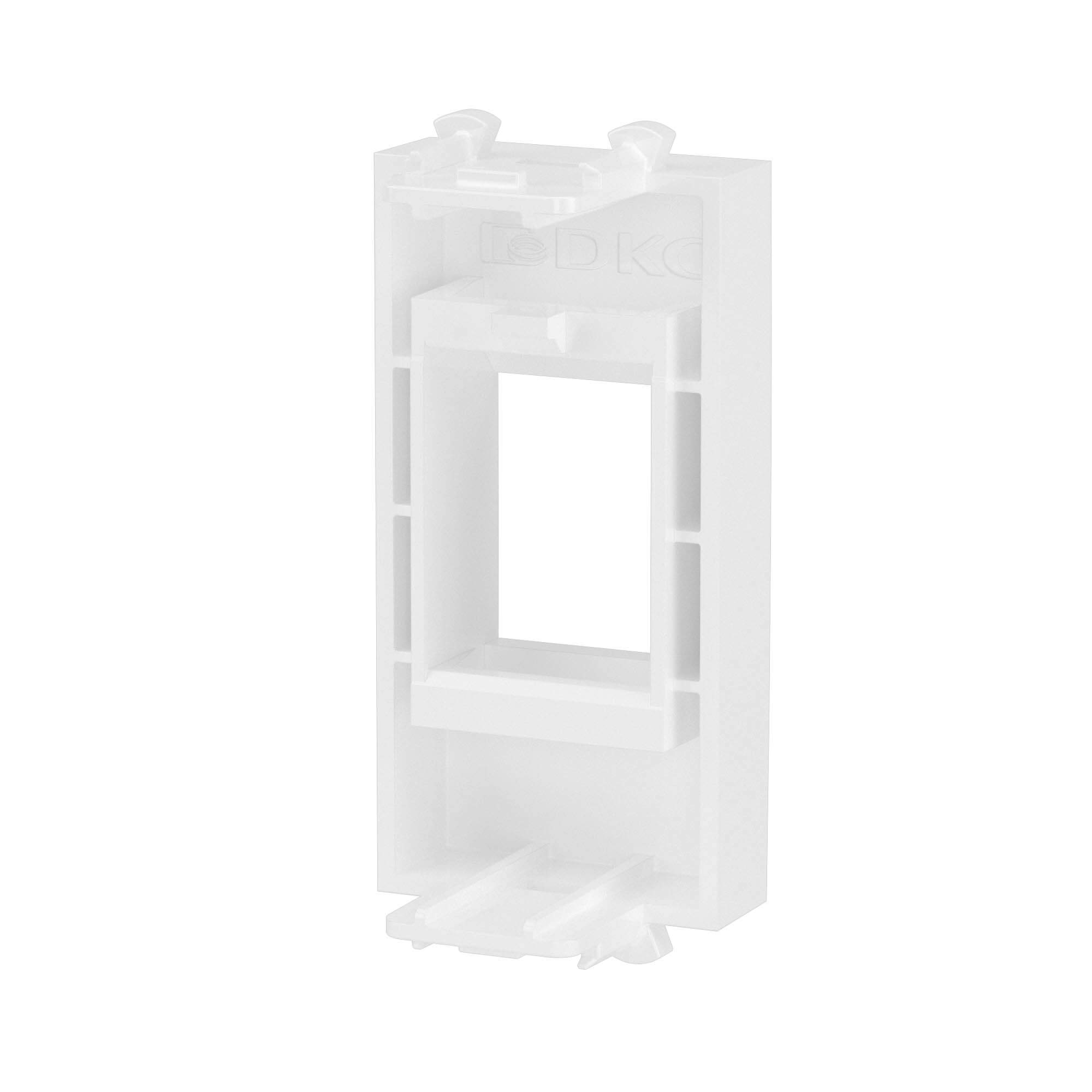 Адаптер без шторки для Keystone, "Avanti", "Белое облако", 1 модуль