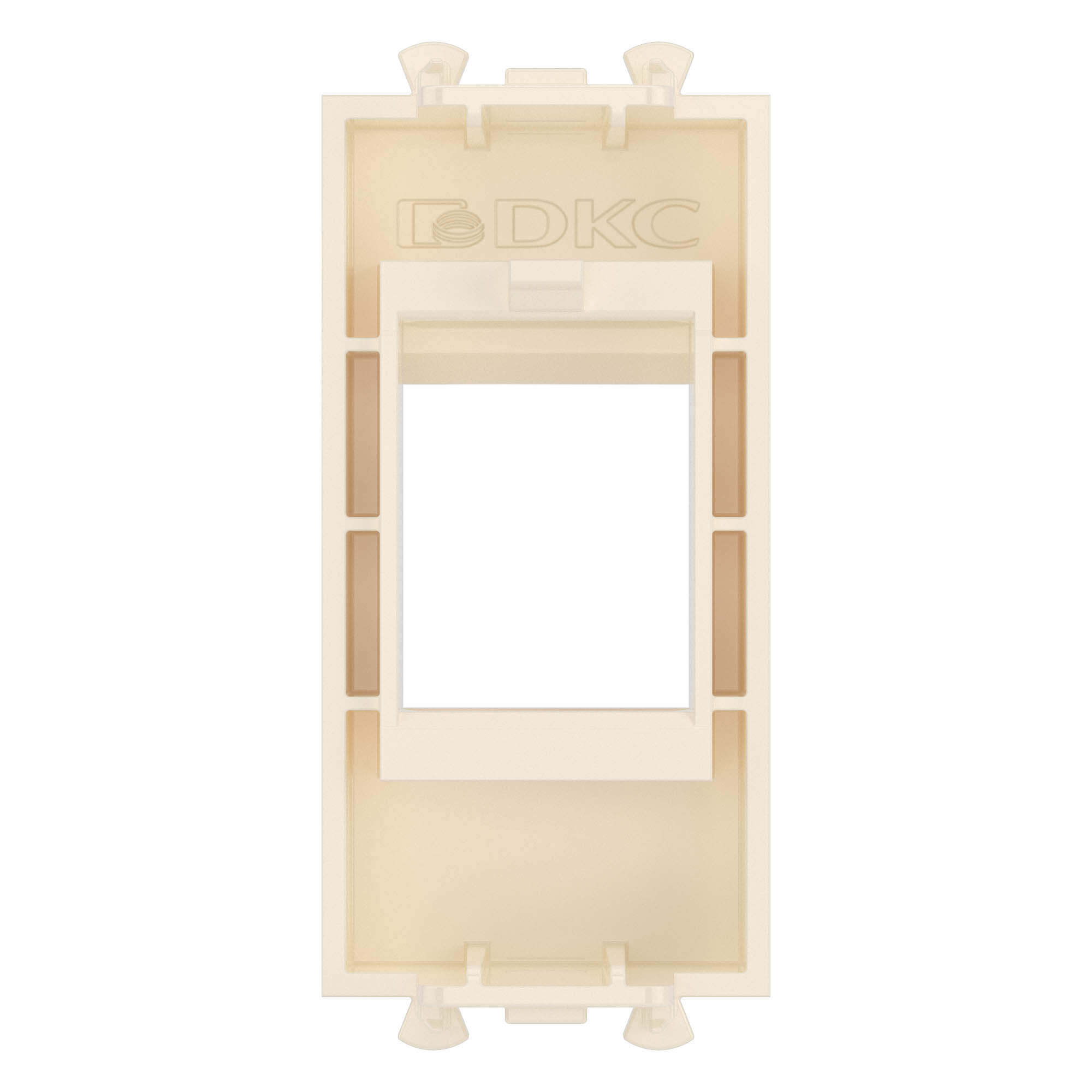 Адаптер без шторки для Keystone, "Avanti", "Ванильная дымка", 1 модуль