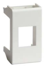 Адаптер для информационных разъемов AVAYA-SYSTIMAX, "Viva", 1 мод.,белый