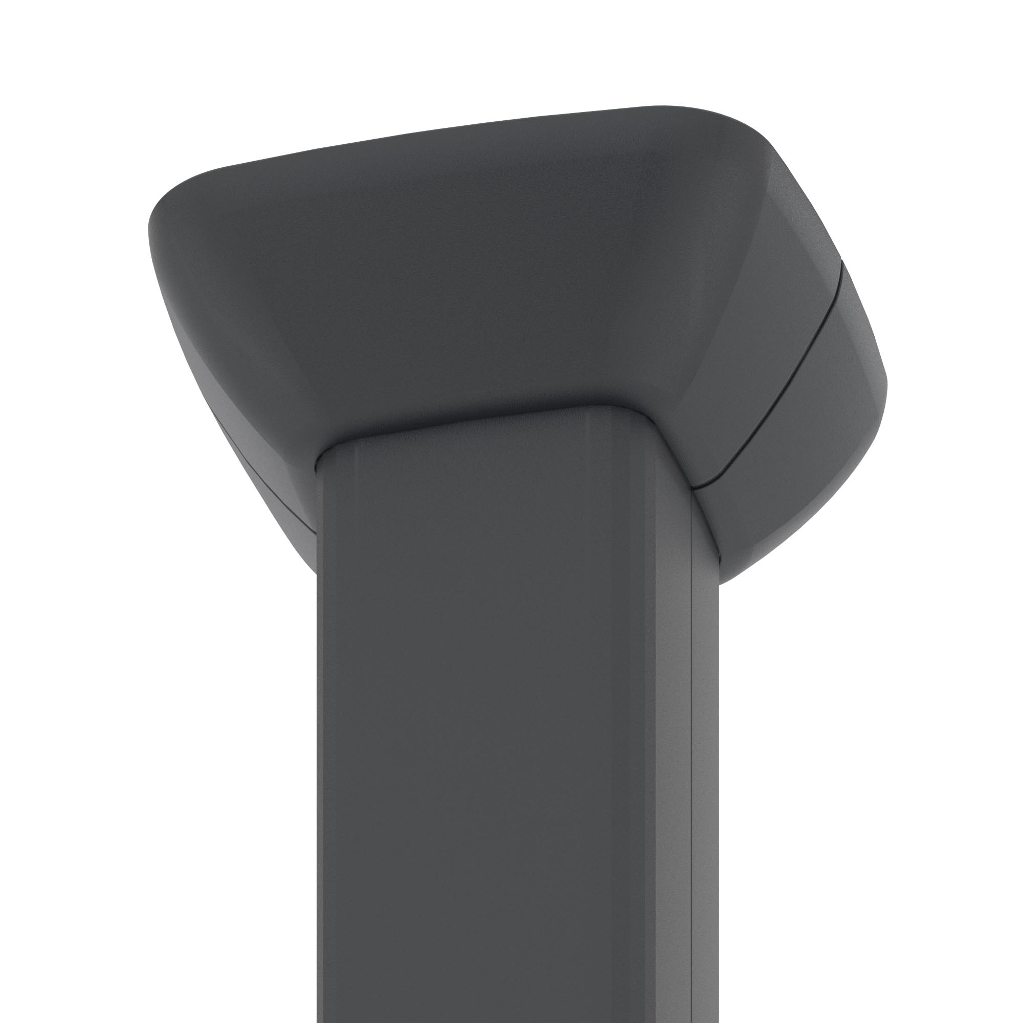 Телескопическая алюминиевая колонна, 2.7 - 4.2м, цвет чёрный