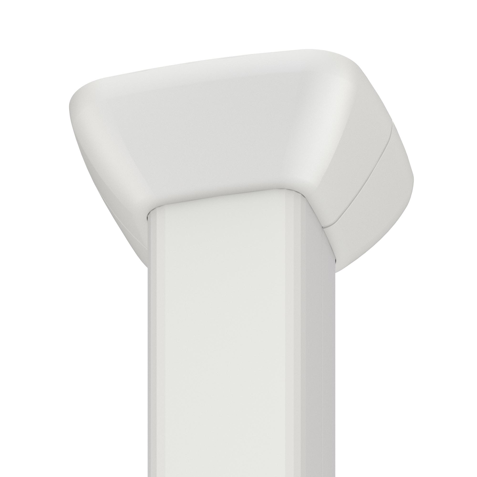 Телескопическая алюминиевая колонна, 2.7 - 4.2м, цвет светло-серебристый металлик