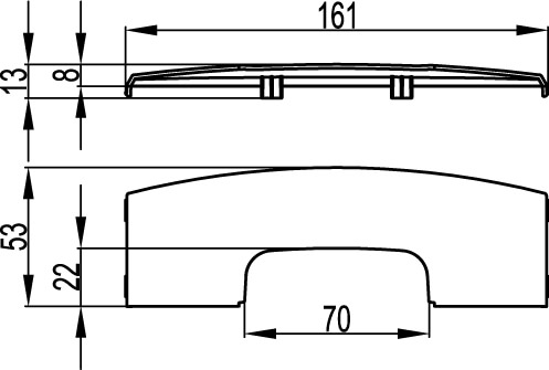 Адаптер модульной коробки для кабель-канала 90х25 мм