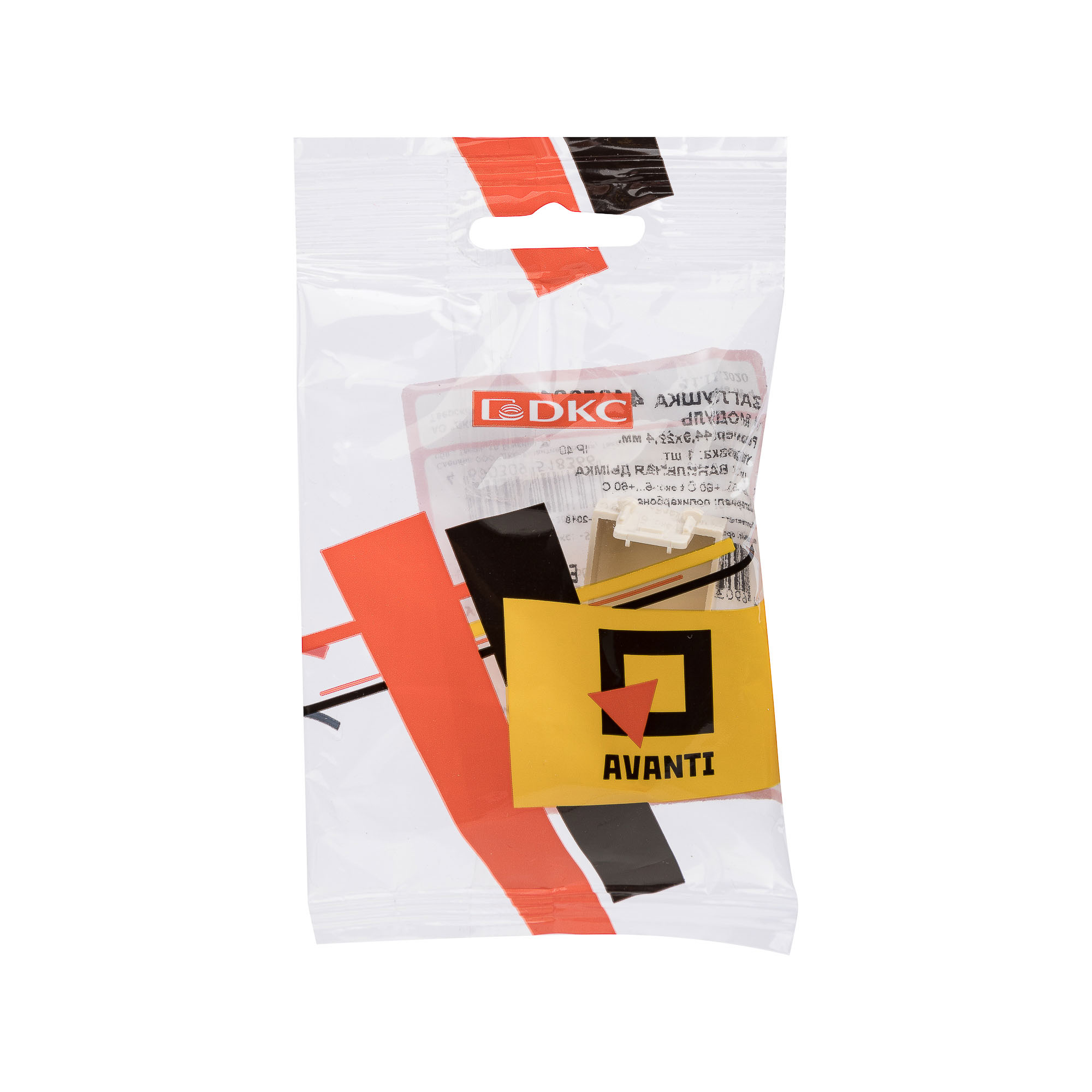 Заглушка модульная, "Avanti", "Ванильная дымка", 1 модуль