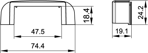 Адаптер для ввода канала 70х22 в PDD-N