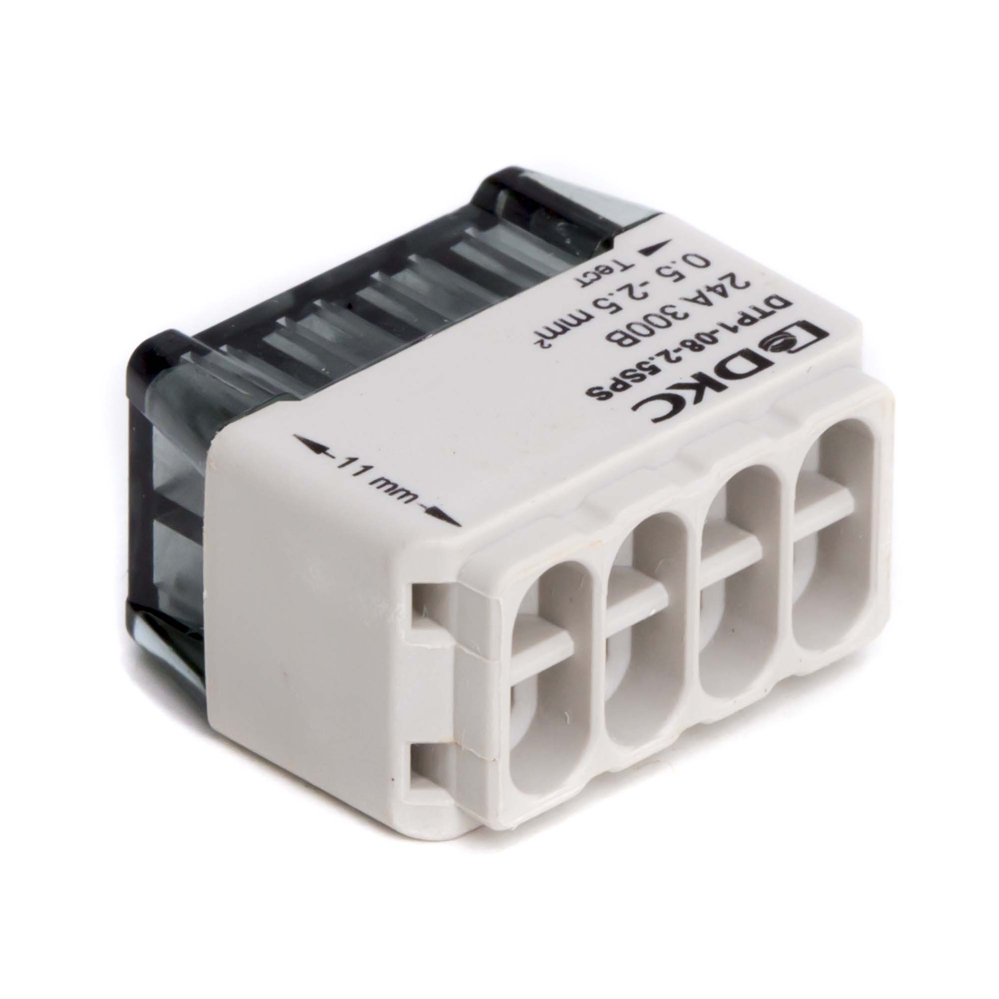 Клеммная колодка на 8 проводника до 2,5 кв. мм. на токи до 24А