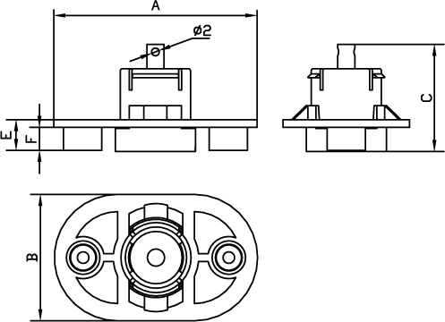 Втулка концевая для заливки в бетон диаметр 20мм и 32мм