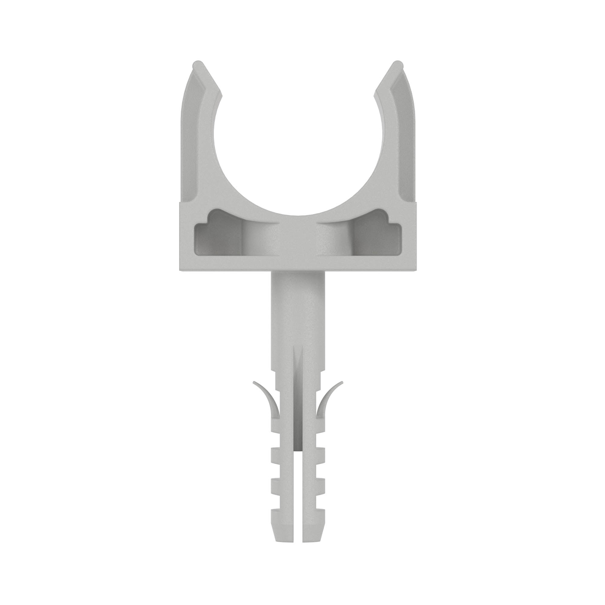 Держатель с защёлкой и дюбелем, д.20мм (розница – 20 упаковок cиндивидуальным ШК по 8 штук)