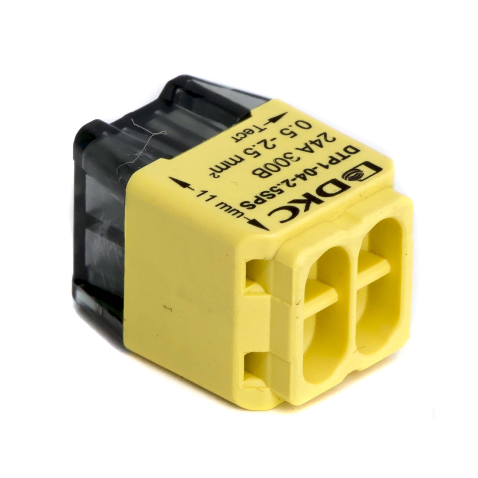 Клеммная колодка на 4 проводника до 2,5 кв. мм. на токи до 24А