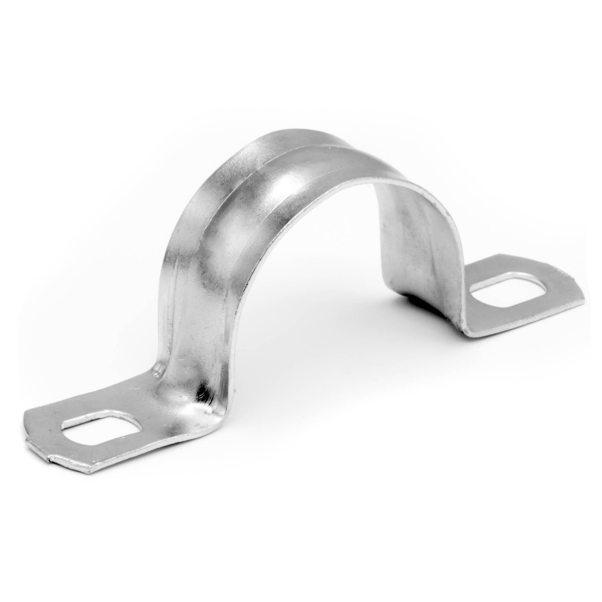 Держатель оцинкованный двусторонний, д.25 - 26мм (розница – 20 упаковокc индивидуальным ШК по 8 штук)