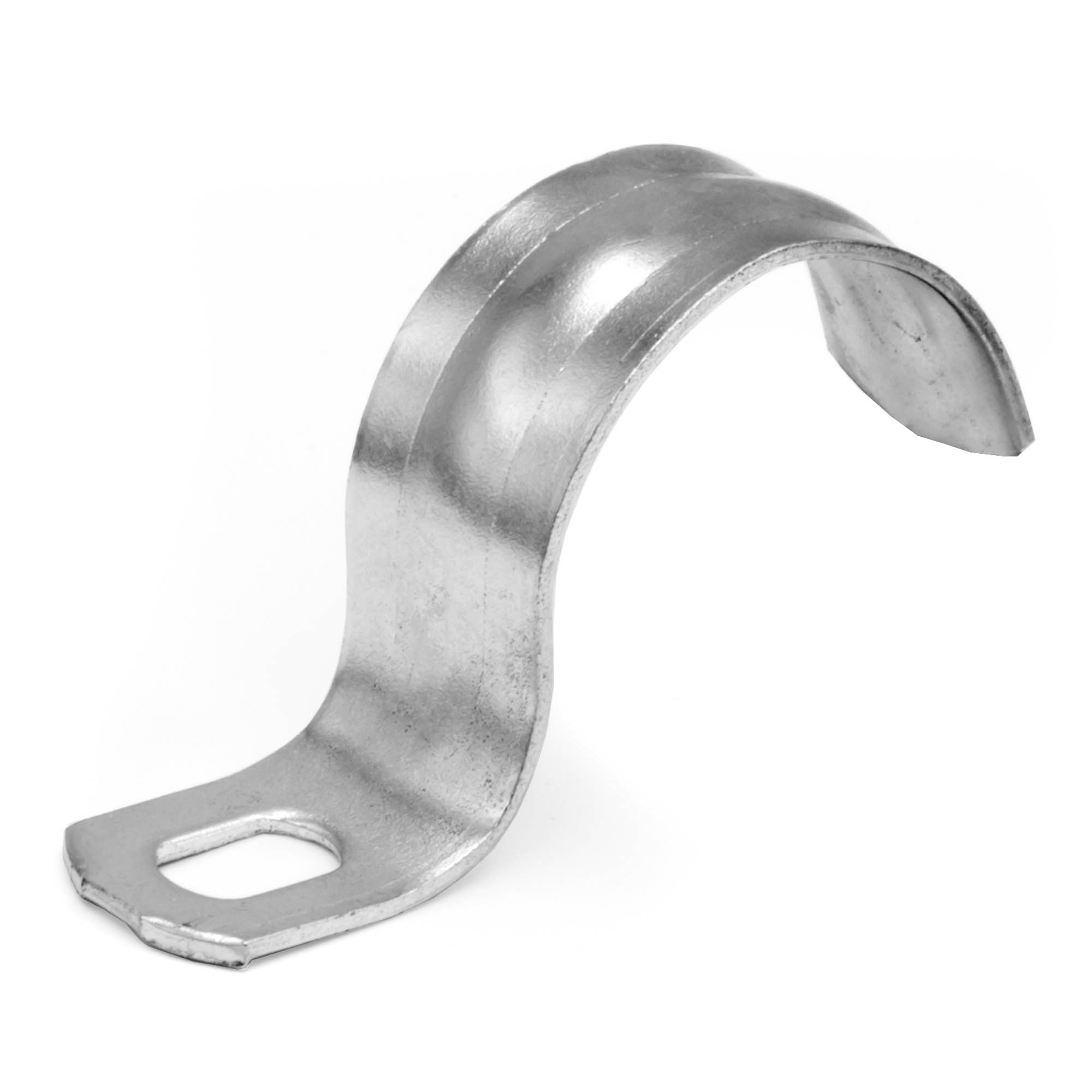 Держатель оцинкованный односторонний, д.25 - 26мм (розница – 20 упаковокc индивидуальным ШК по 8 штук)