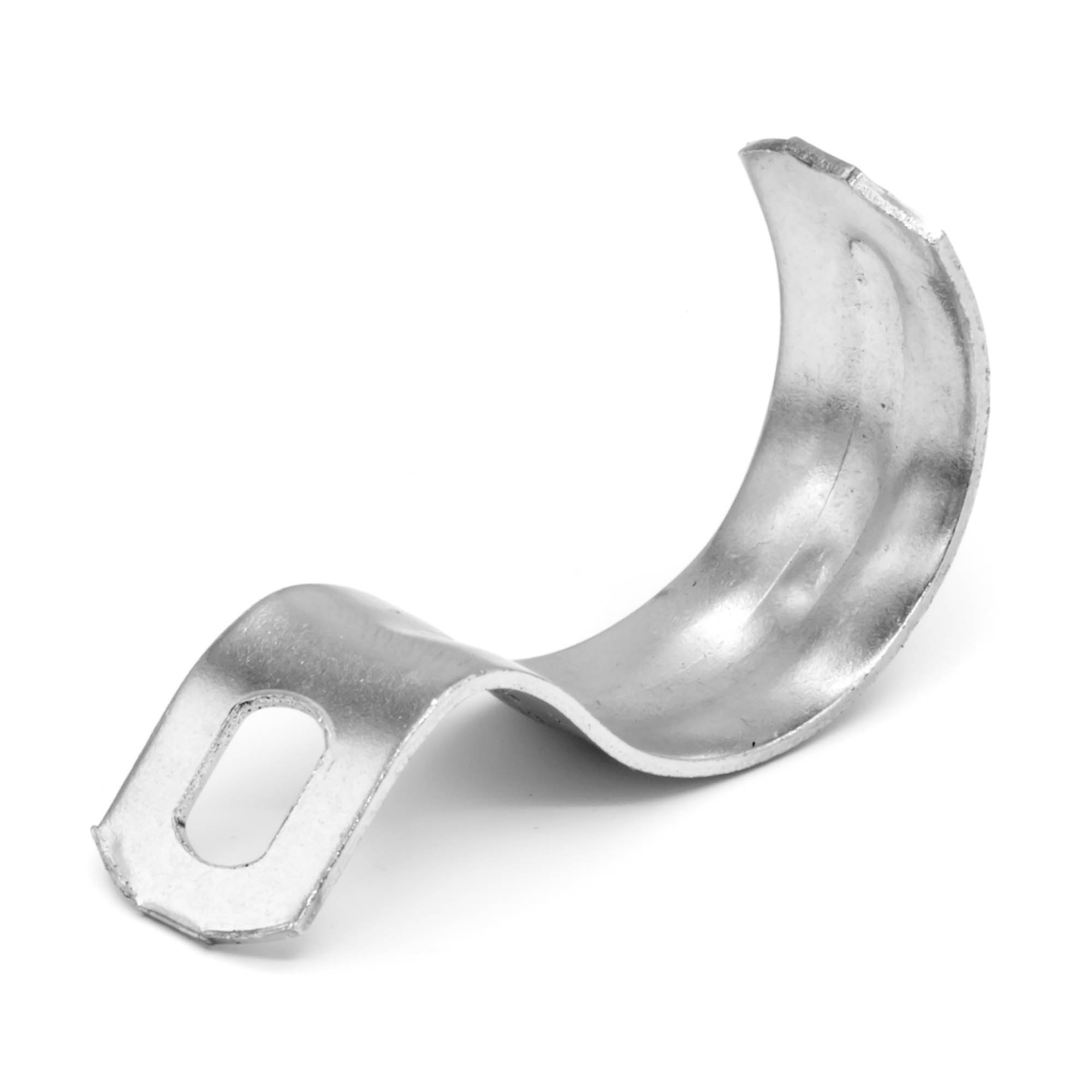 Держатель оцинкованный односторонний, д.25 - 26мм (розница – 20 упаковокc индивидуальным ШК по 8 штук)