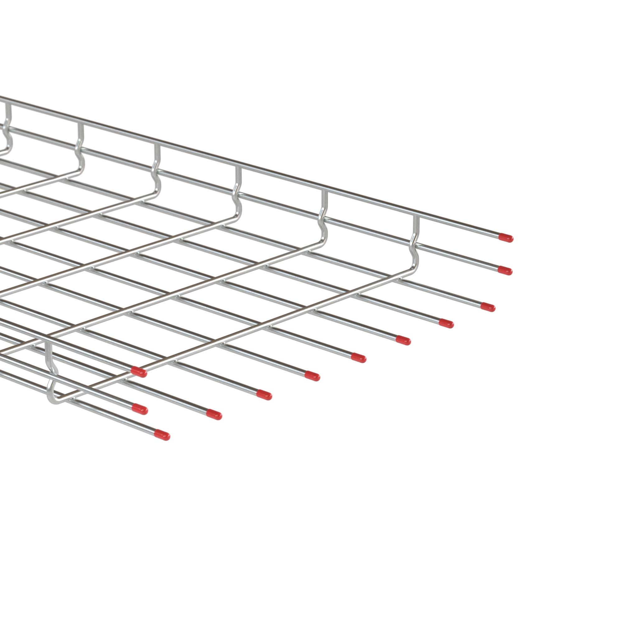 Защитный колпачок для краев проволочного лотка, 5/15 мм, красный