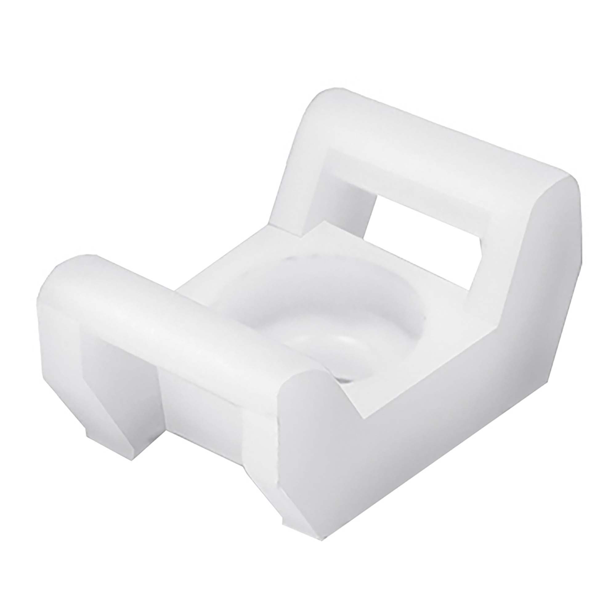 Основание 18х13, белое под винт М3 для хомутов шириной до 4,8 мм