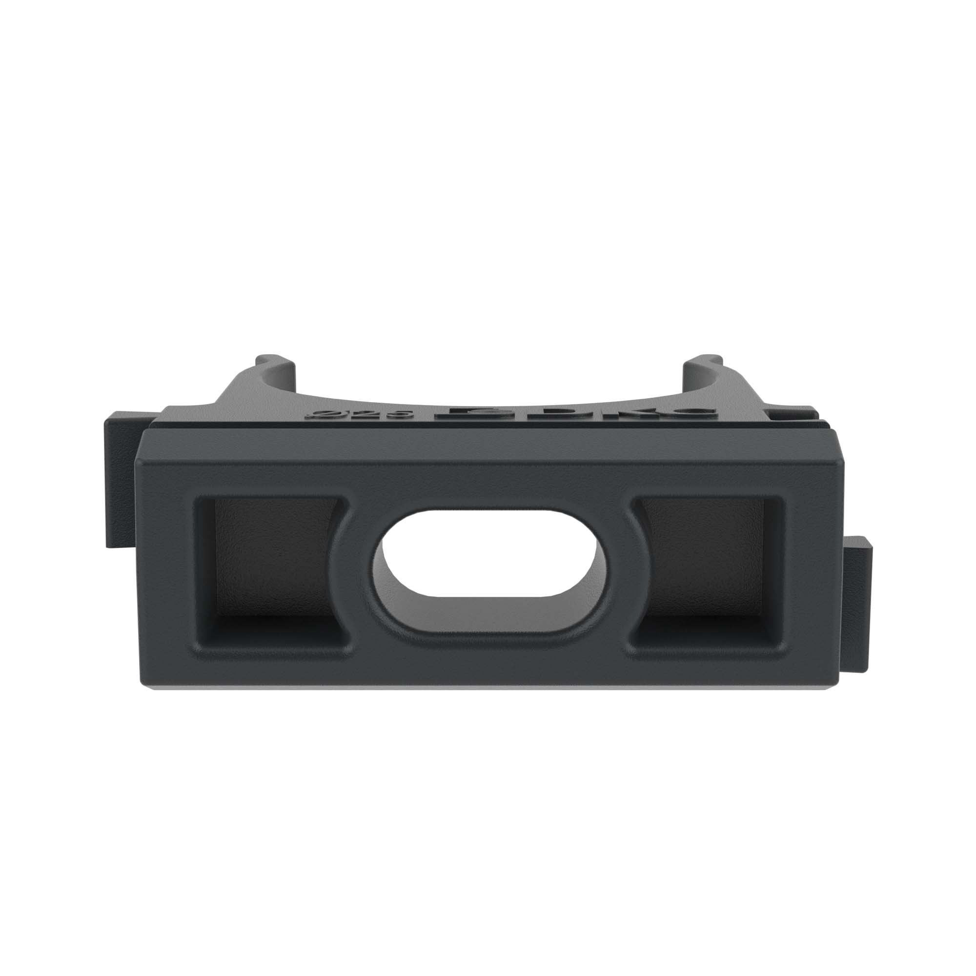 Держатель с защелкой, д.25мм, черный