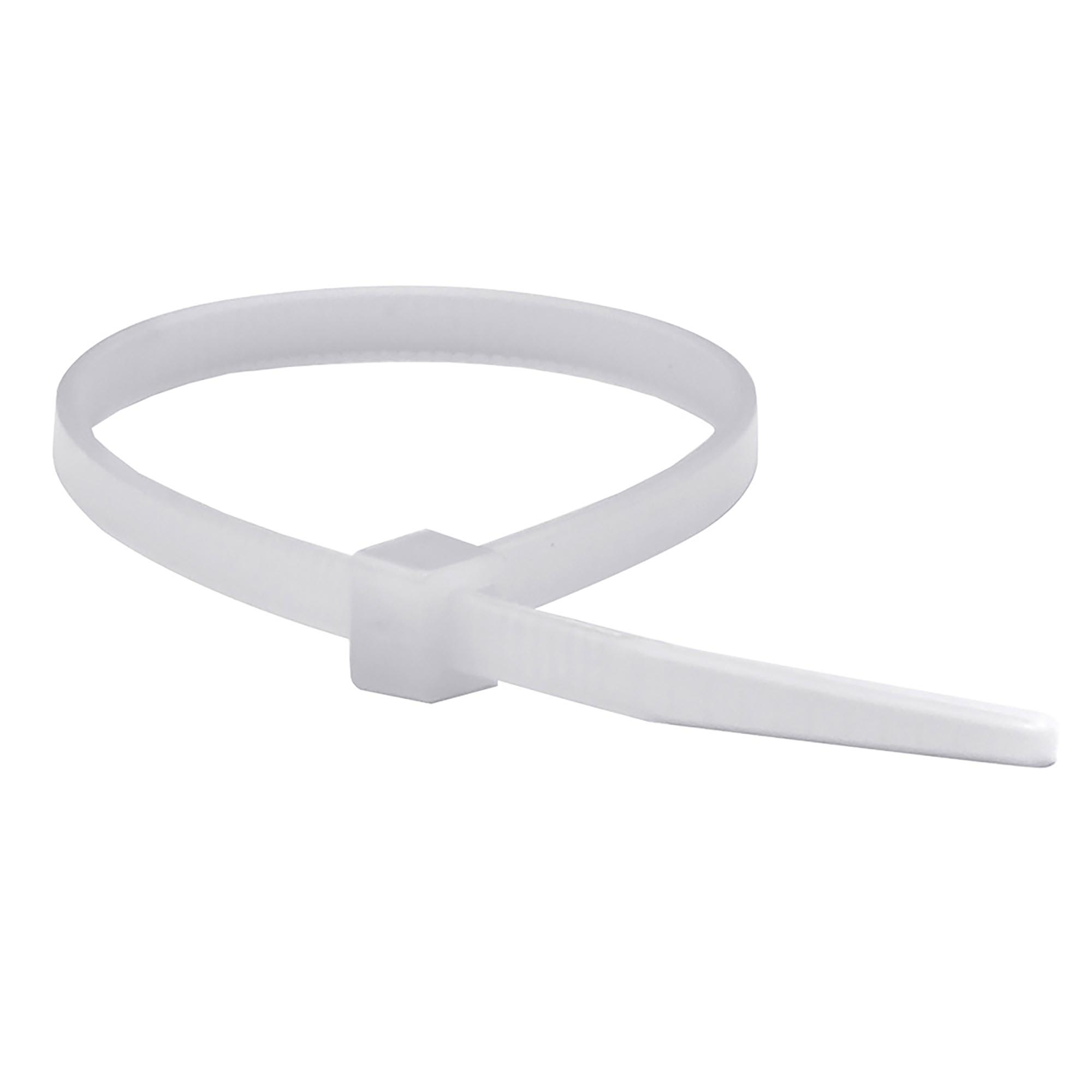 Хомут P6.6 стандартный, белый 4,6x160