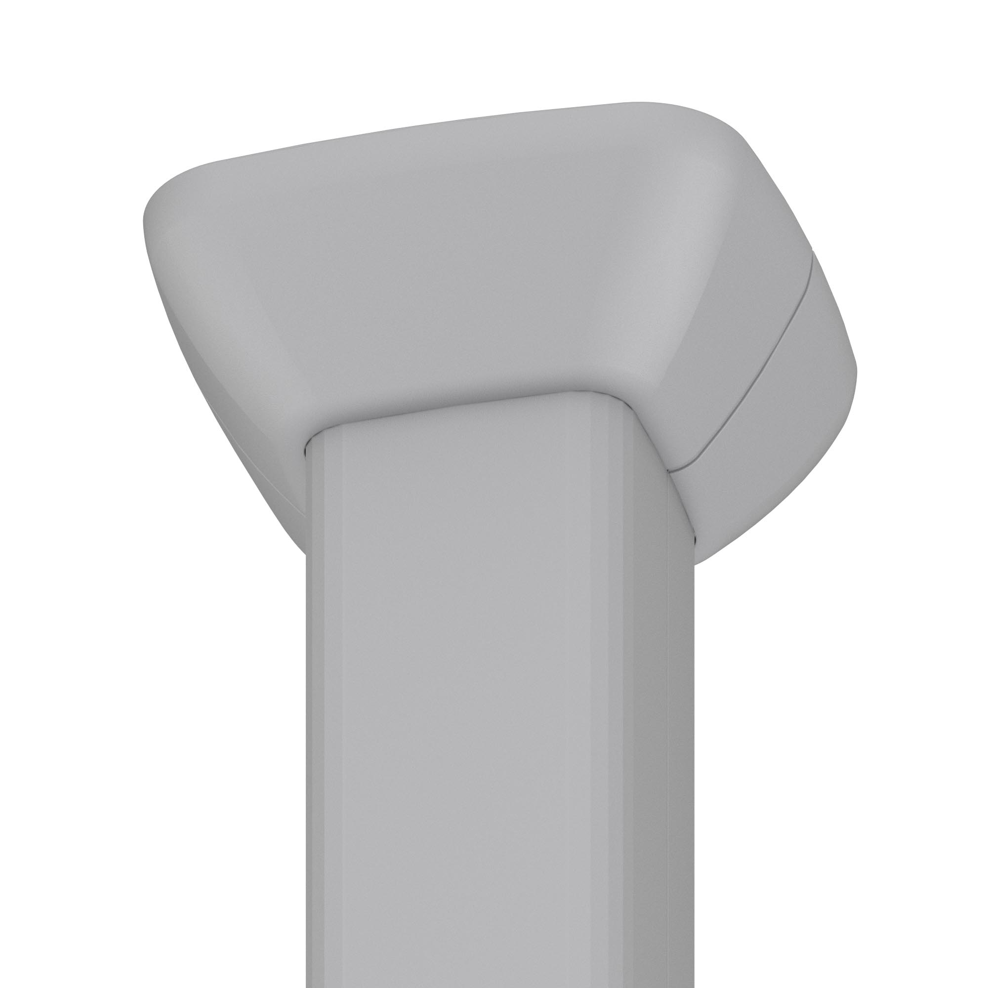 Телескопическая алюминиевая колонна, 2.7 - 4.2м, цвет темно-серебристый металлик