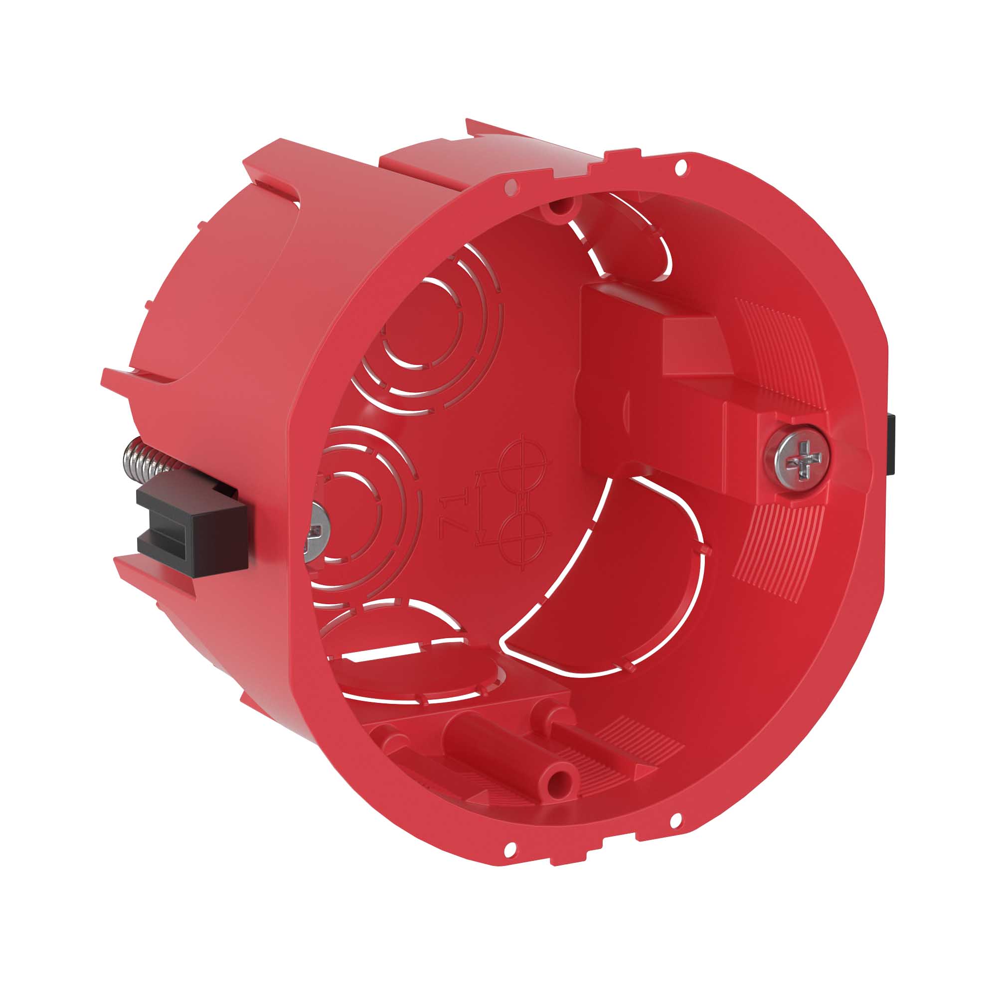 Подрозеточная коробка для полых стен, глубиной 45мм, 2 модуля  