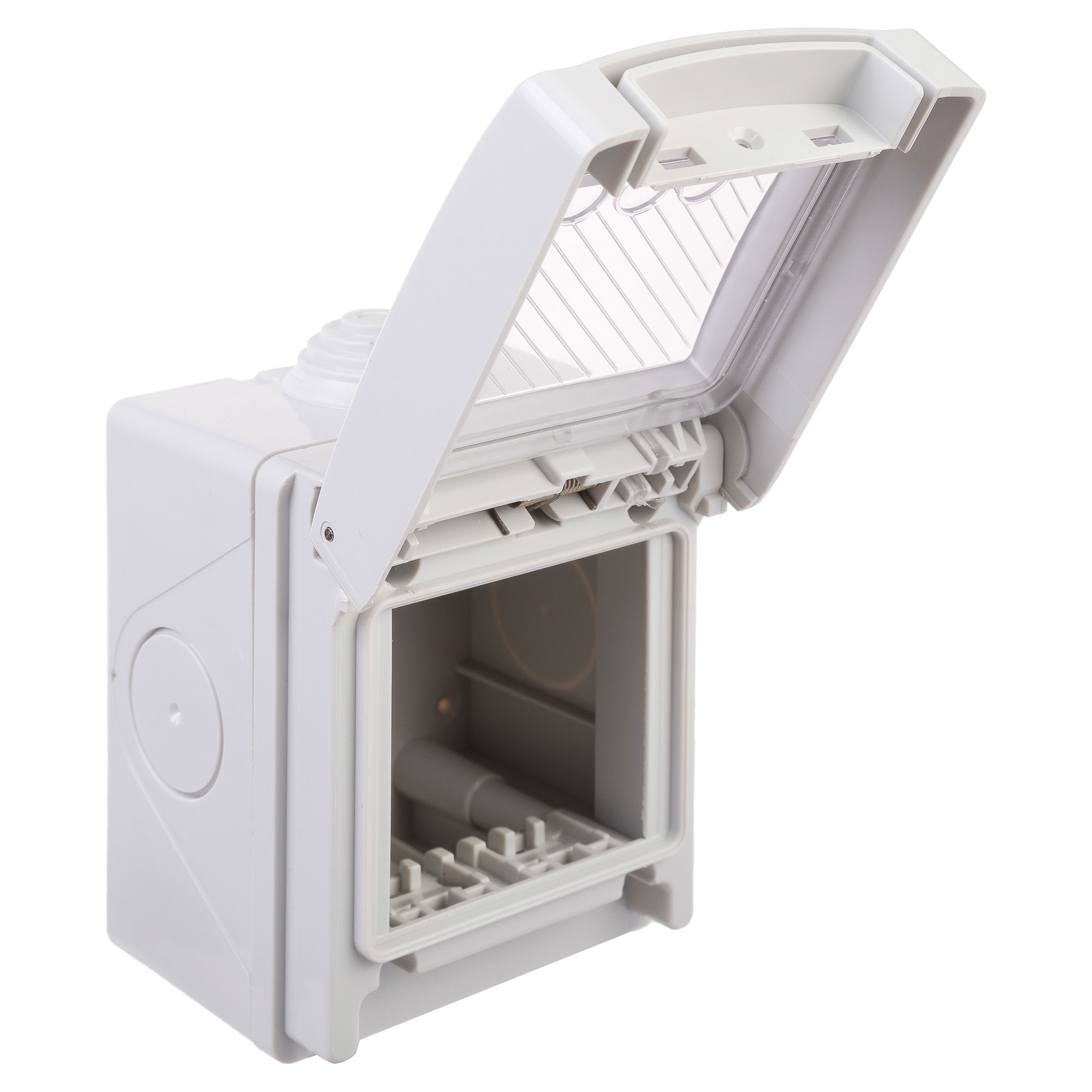 Коробка для настенного монтажа "Avanti", IP55, серая, 2 модуля