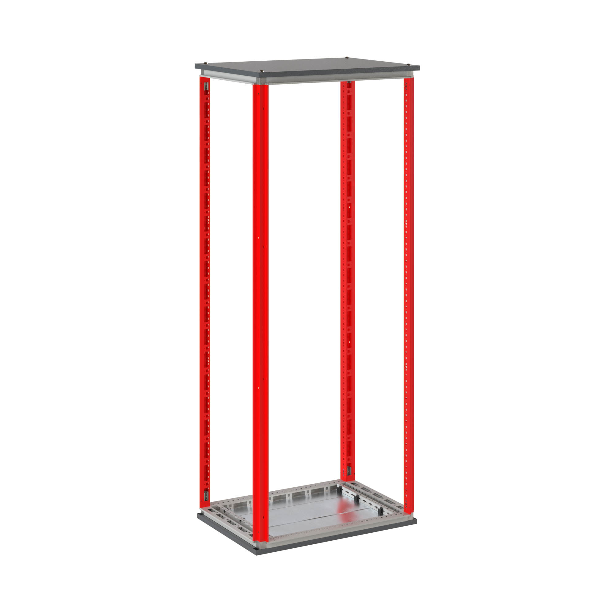 Стойки вертикальные RAL7035 для корпусов CQE, В=1600 мм, комплект - 4 шт. RAM block