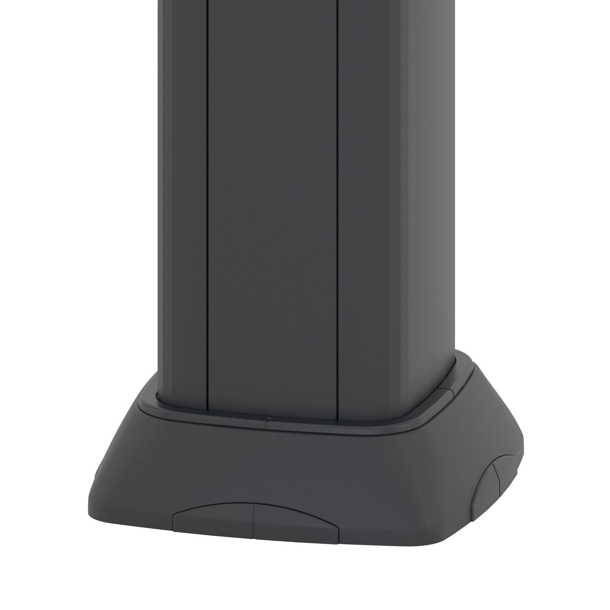 Телескопическая алюминиевая колонна, 1.5 - 3м, цвет чёрный