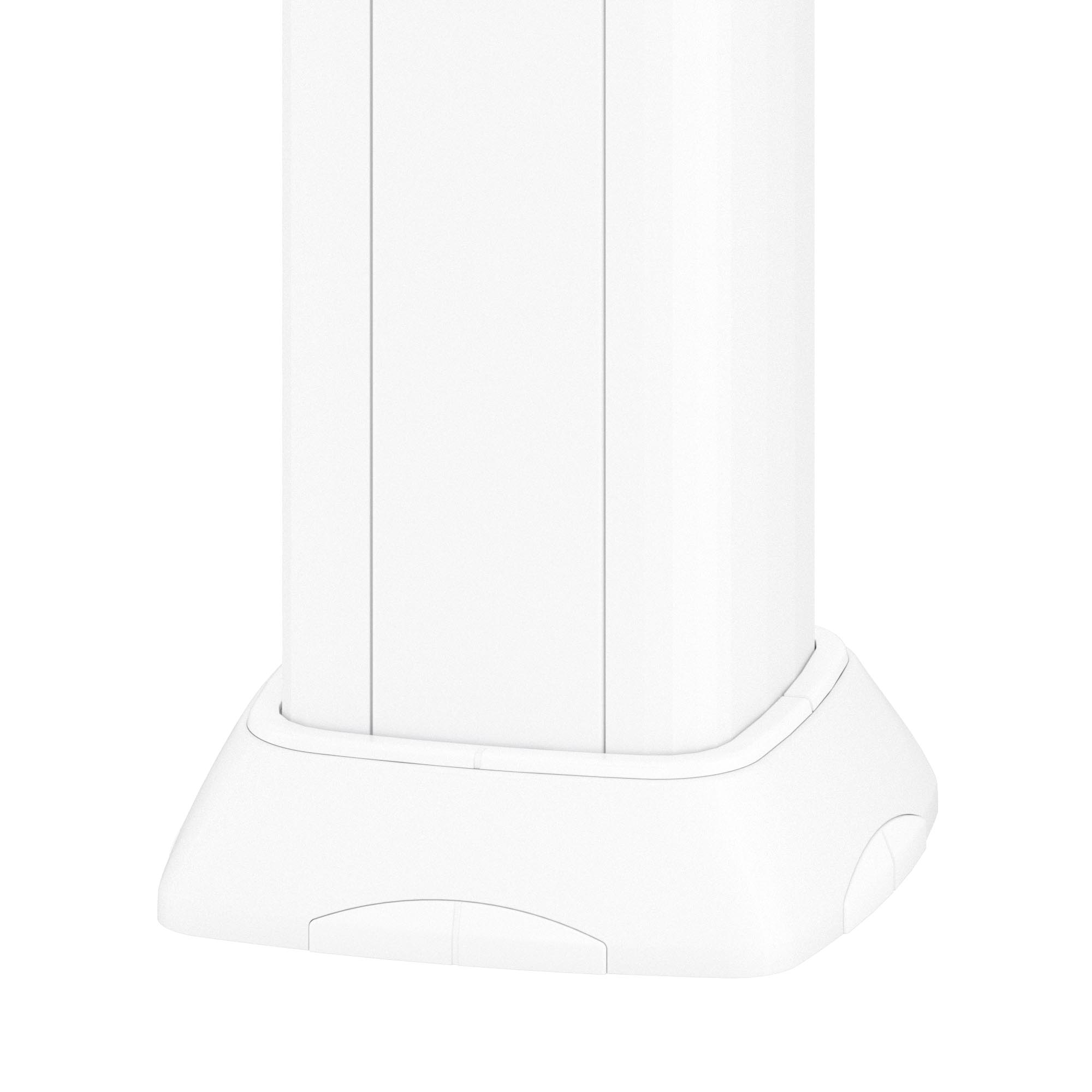 Телескопическая алюминиевая колонна, 1.5 - 3м, цвет белый