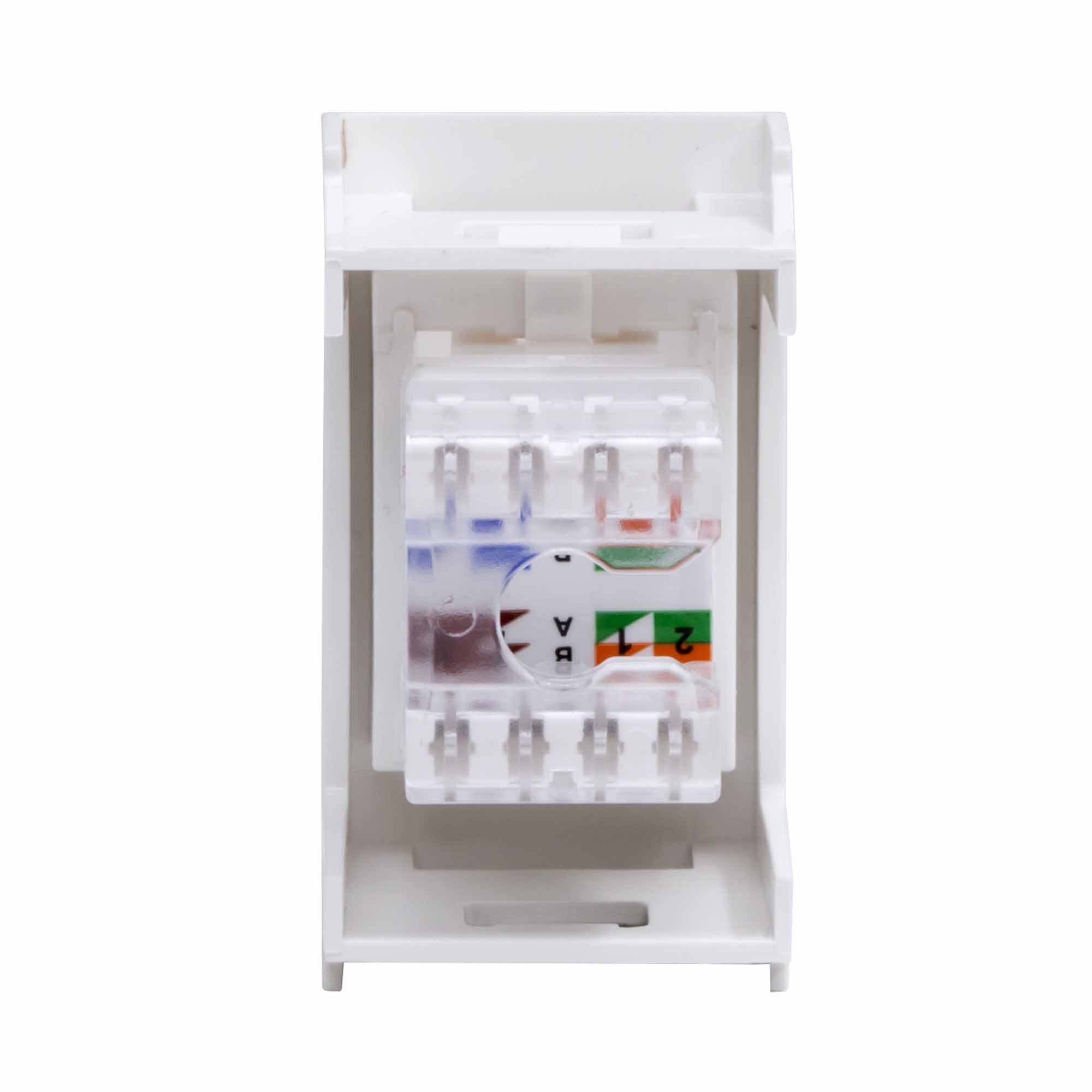 Комп.роз. RJ45 кат.5e, 8P8C,  Viva, белая, 1мод