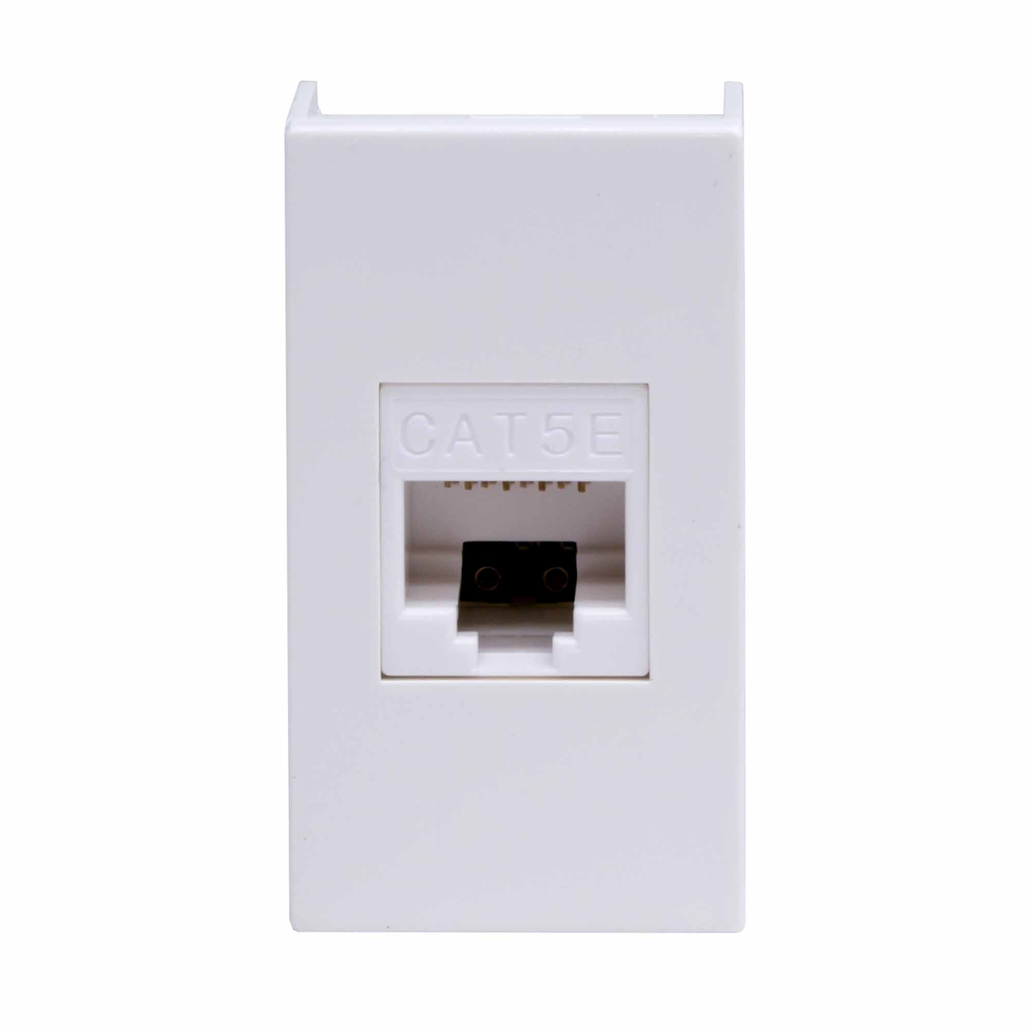 Комп.роз. RJ45 кат.5e, 8P8C,  Viva, белая, 1мод