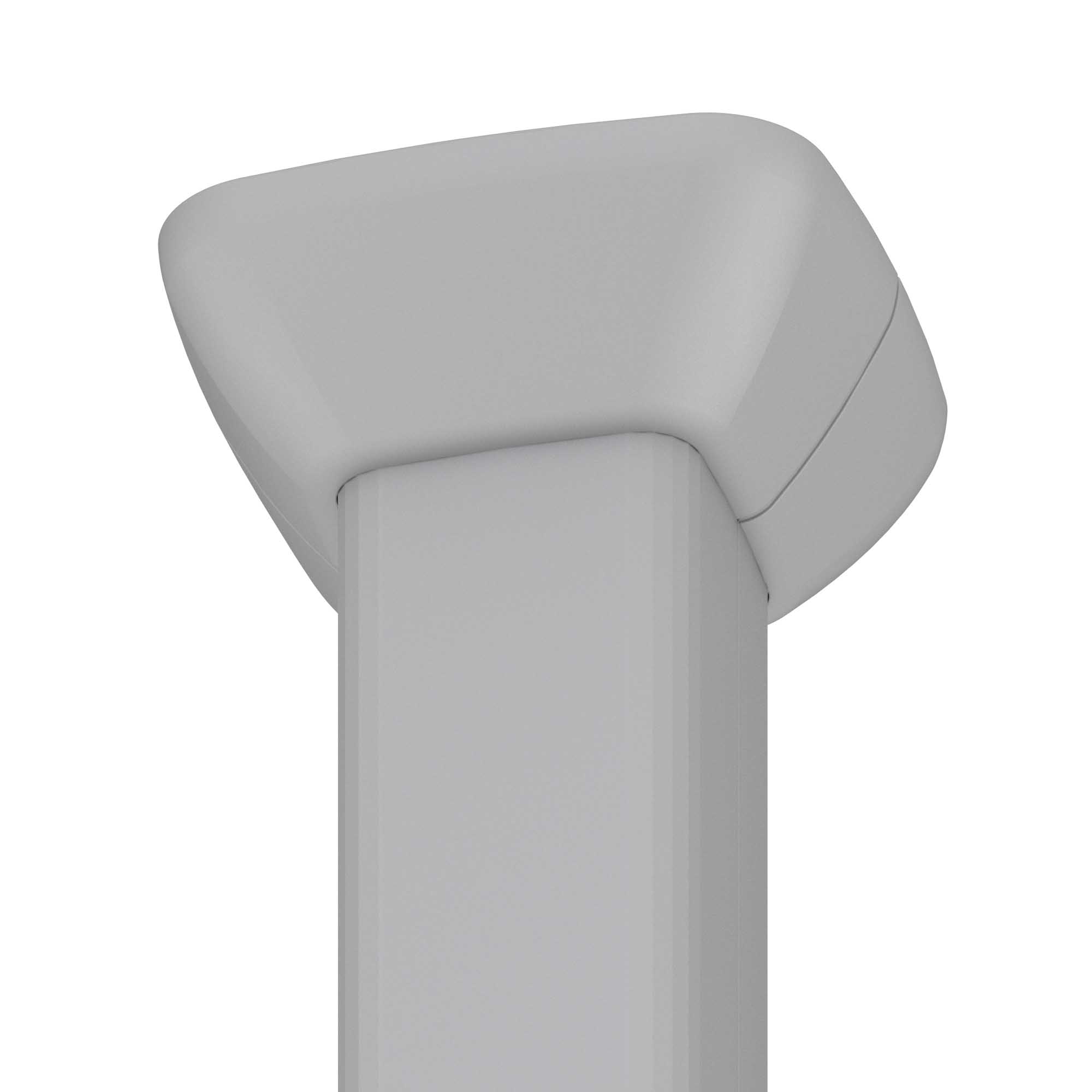 Телескопическая алюминиевая колонна, 1.5 - 3м, цвет темно-серебристый металлик