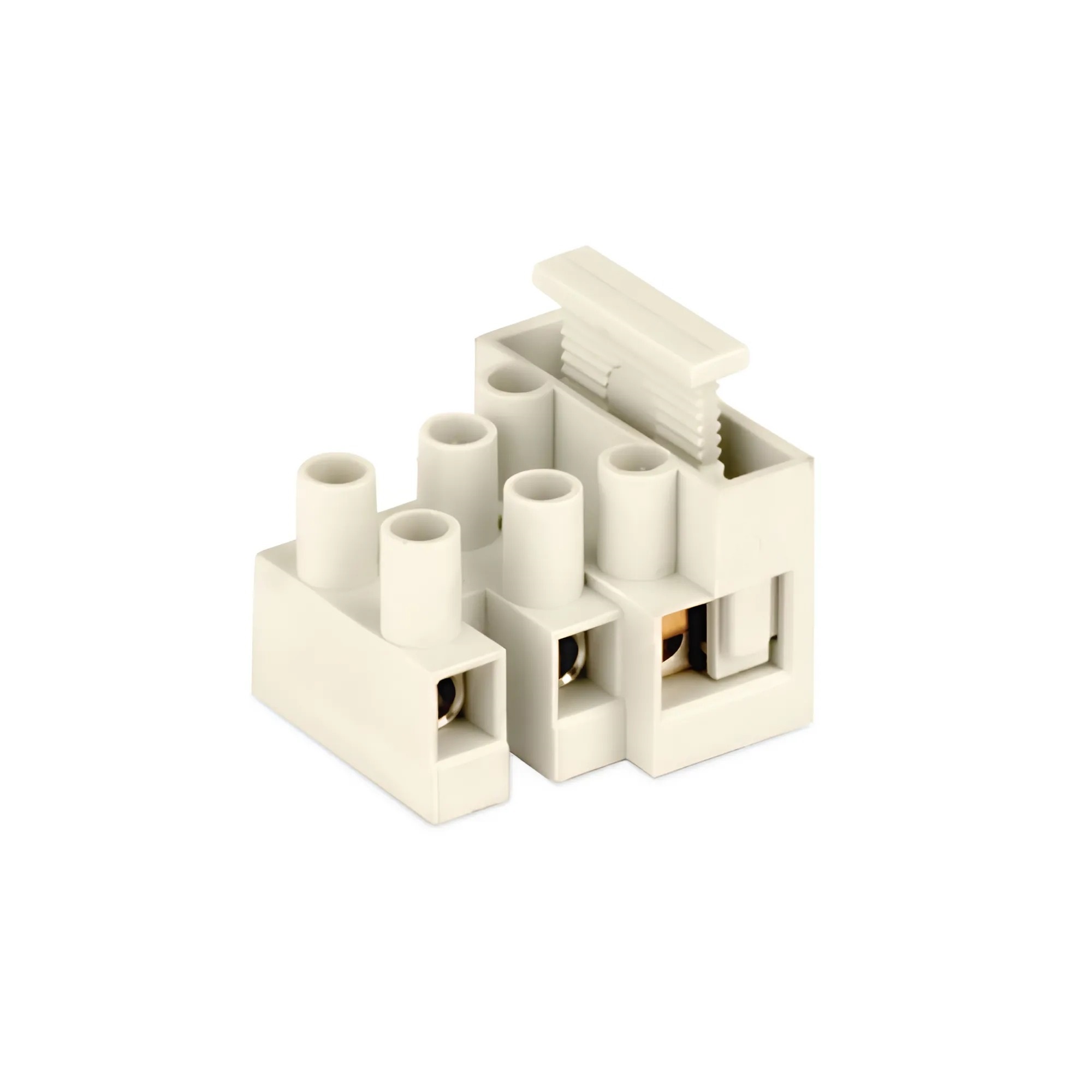 Клемма с держателем плавких вставок (6 х 30) 6,3A 3пол. под жилы сечением 2.5/4кв.мм